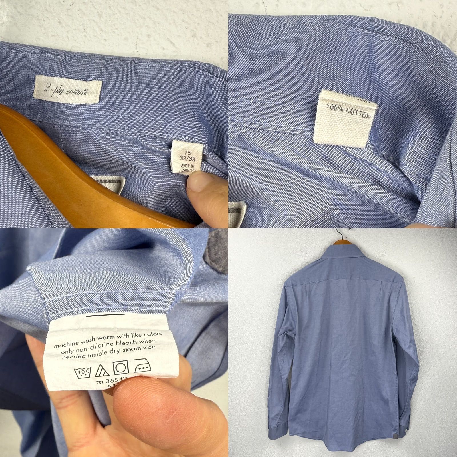 Todd Snyder Todd Snyder Button-Up Shirt Oxford Mens 15 Blue Long Sleeve Two Ply Cotton Shirt Regular Mens Blues 40 Chest 15 Neck Casual Classic Preppy Vintage No Size US M / EU 48-50 / 2 - 8 Thumbnail