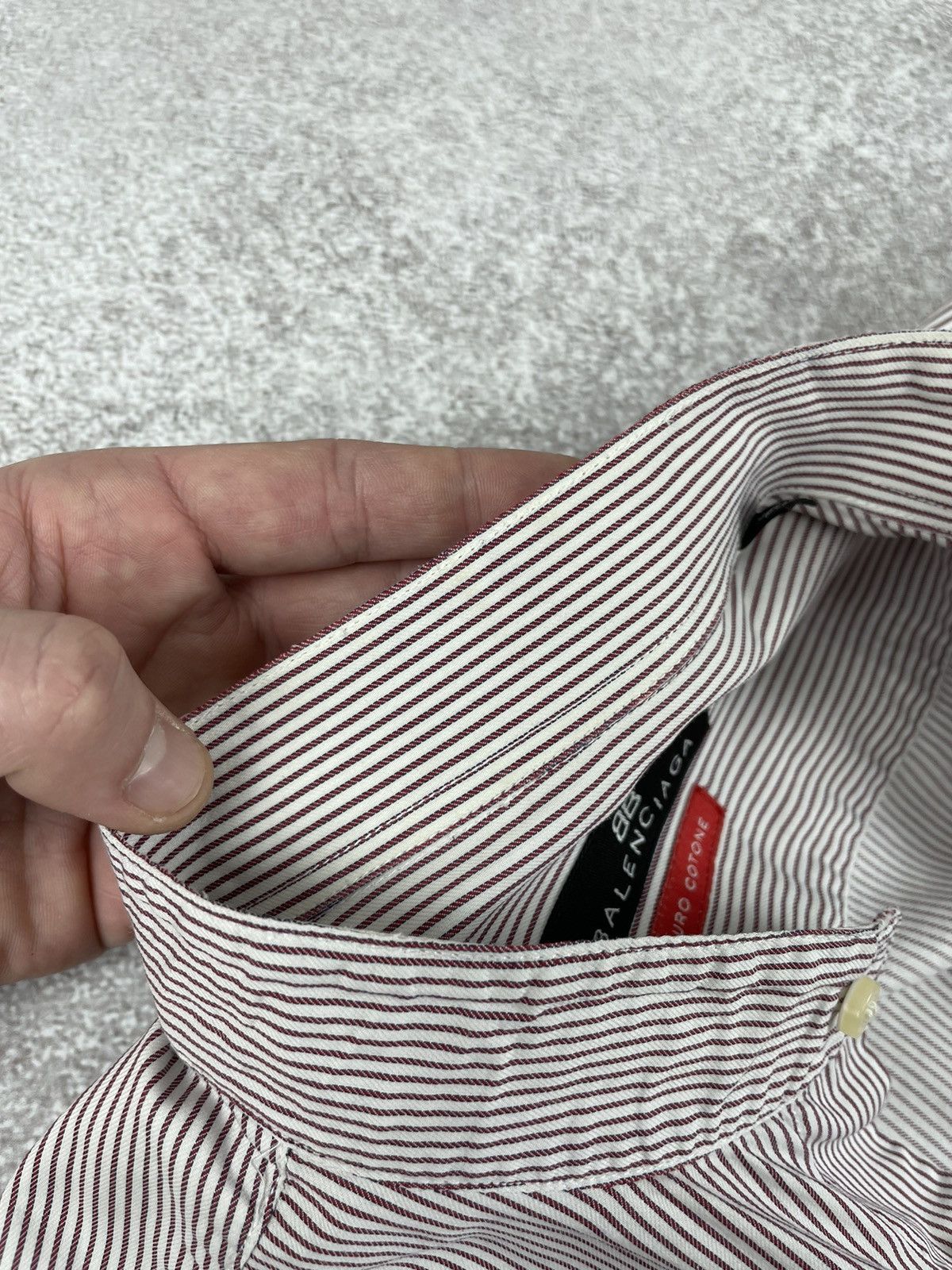 Balenciaga Balenciaga Striped Shirt Men’s Size US XL / EU 56 / 4 - 12 Thumbnail