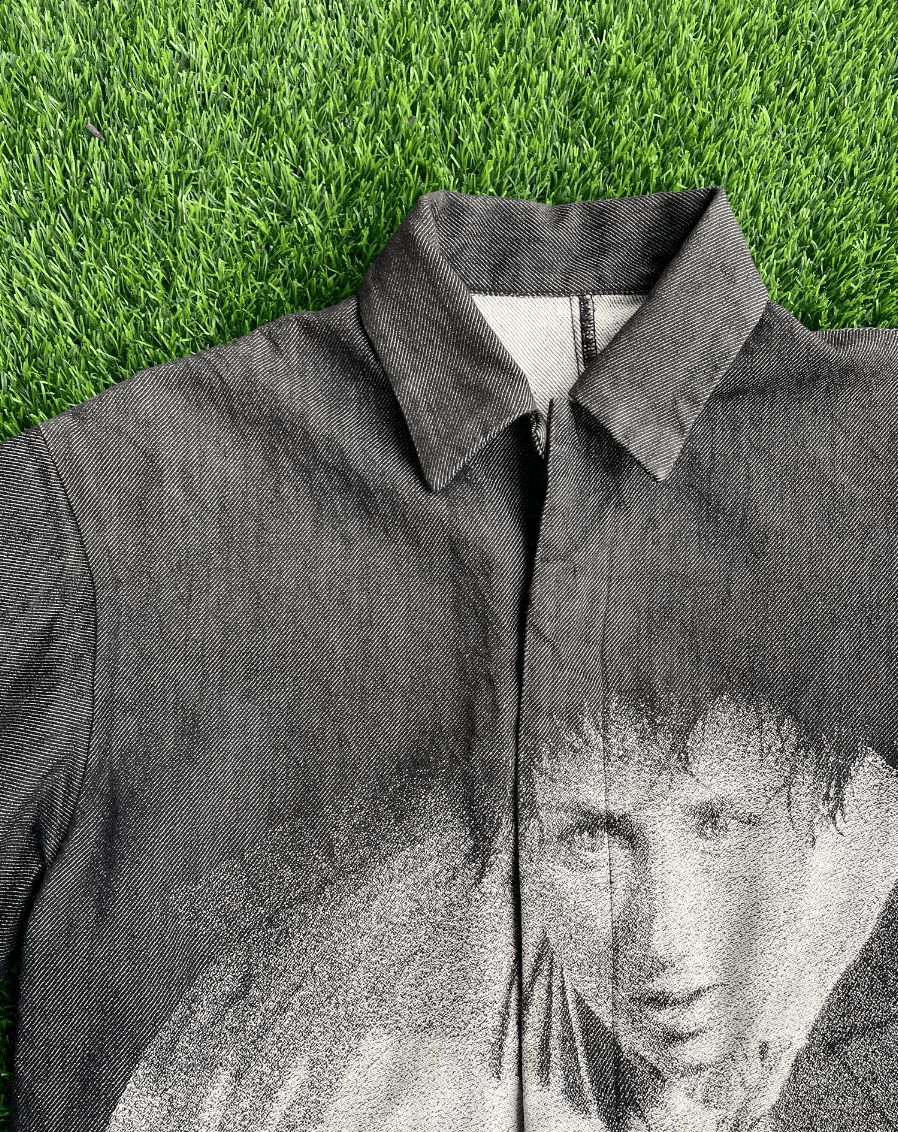 Undercover Undercover SS20 Cindy Sherman Jacquard Denim Grey Shirt Size US M / EU 48-50 / 2 - 3 Thumbnail