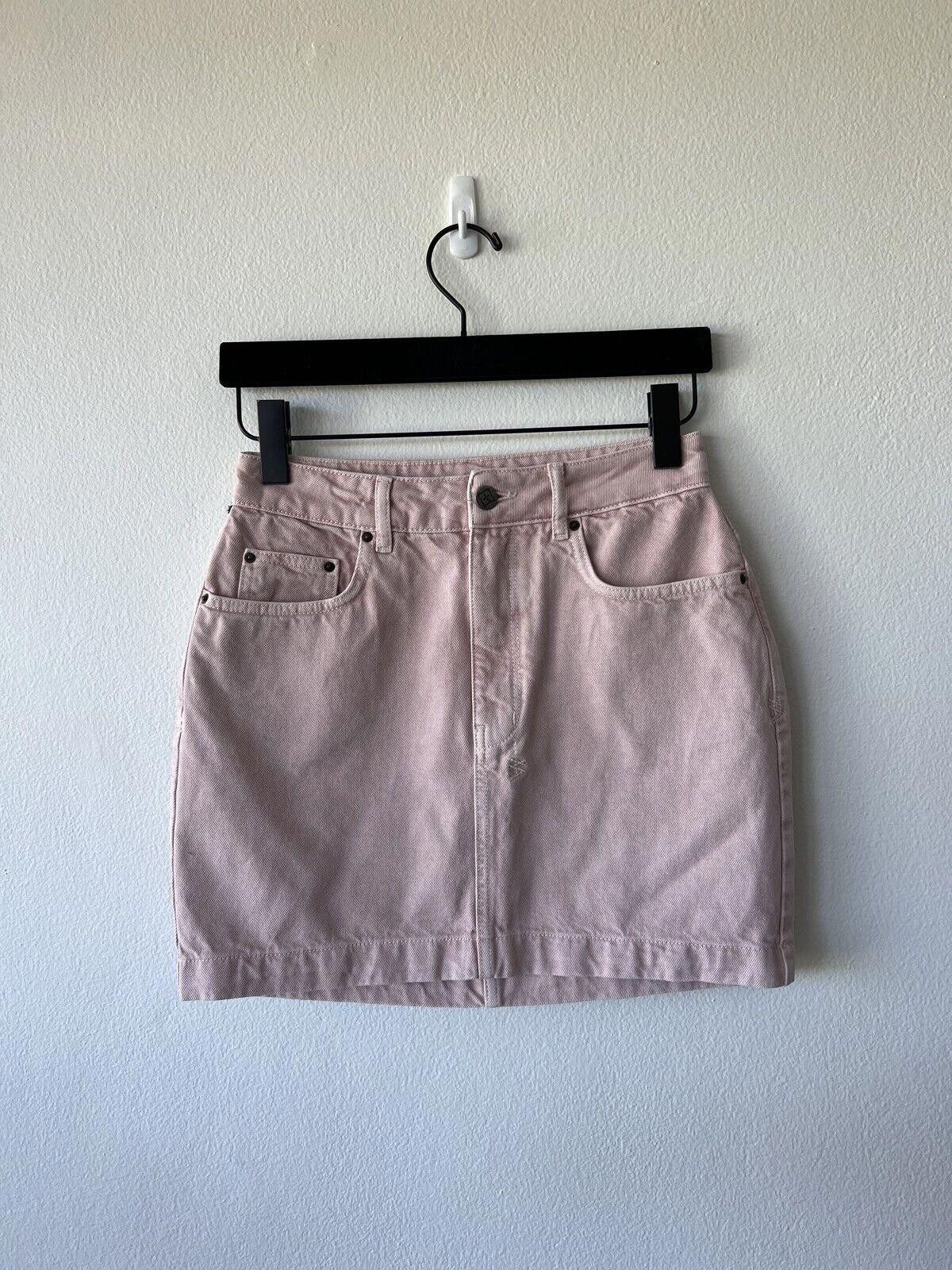 Ksubi new Ksubi womens denim skirt mini 26 small 8 super x pink Size 42" / US 20 - 1 Thumbnail