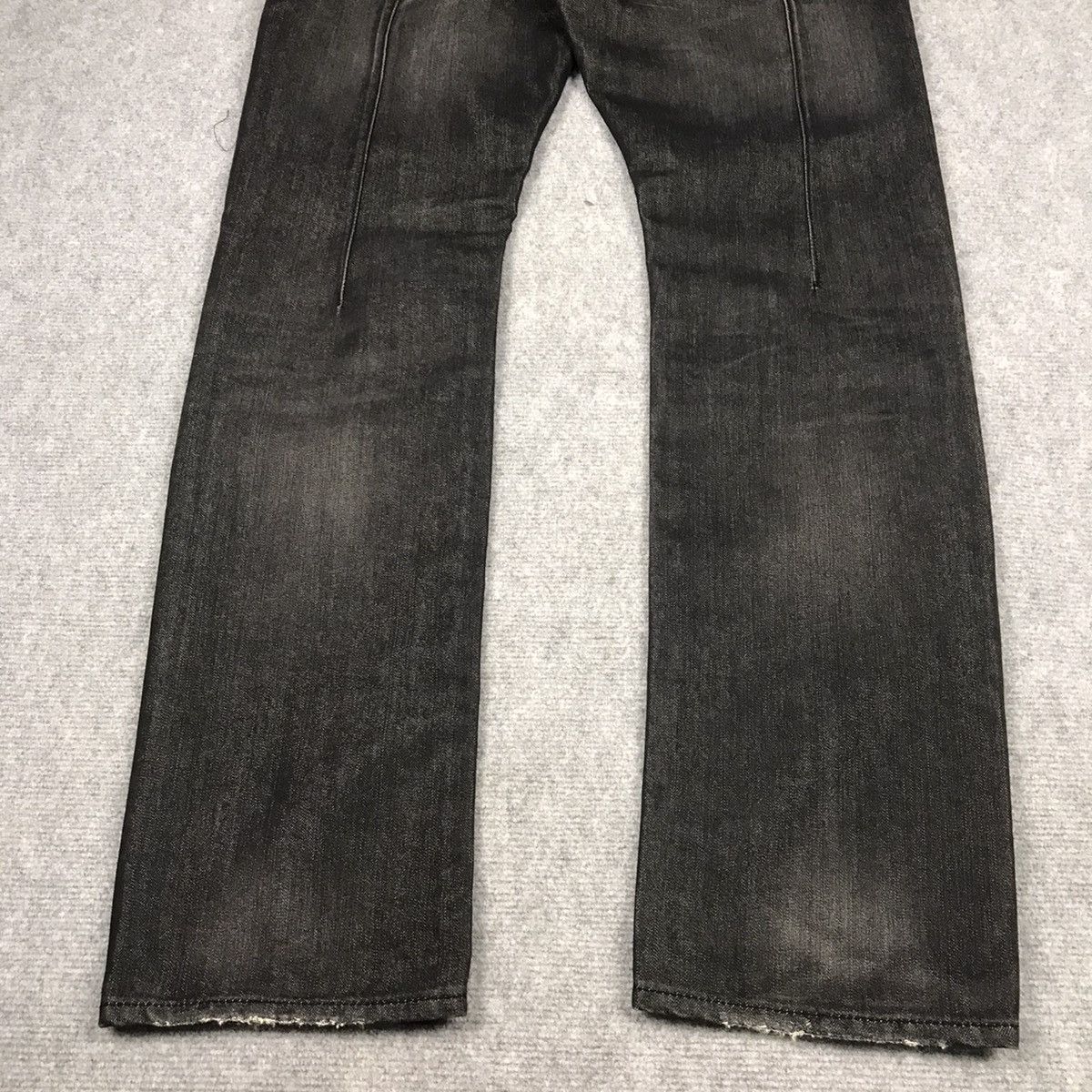 Japanese Brand 🔥SILVER MOON BLACK FADED DENIM PANTS Size US 33 - 8 Thumbnail