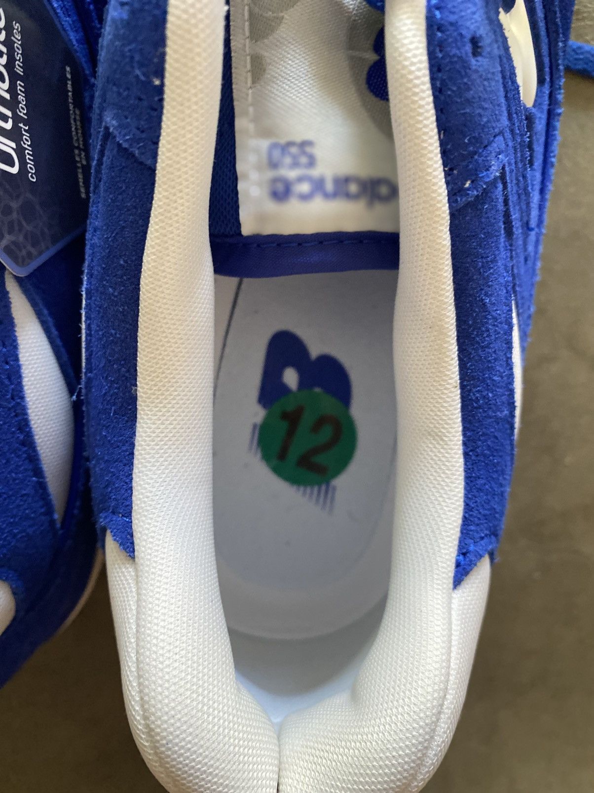 New Balance New Balance 550 Blue Suede Pack Team Royal Size US 12 / EU 45 - 5 Thumbnail