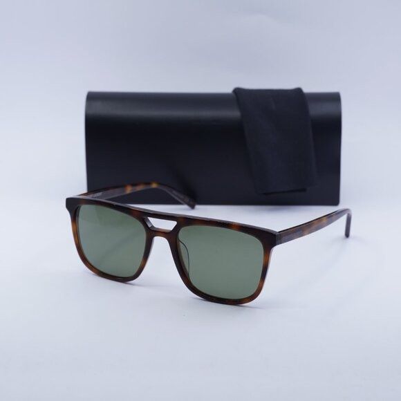 Saint Laurent Paris Saint Laurent SL455 002 Sunglasses Havana Square Frame Size ONE SIZE - 11 Thumbnail