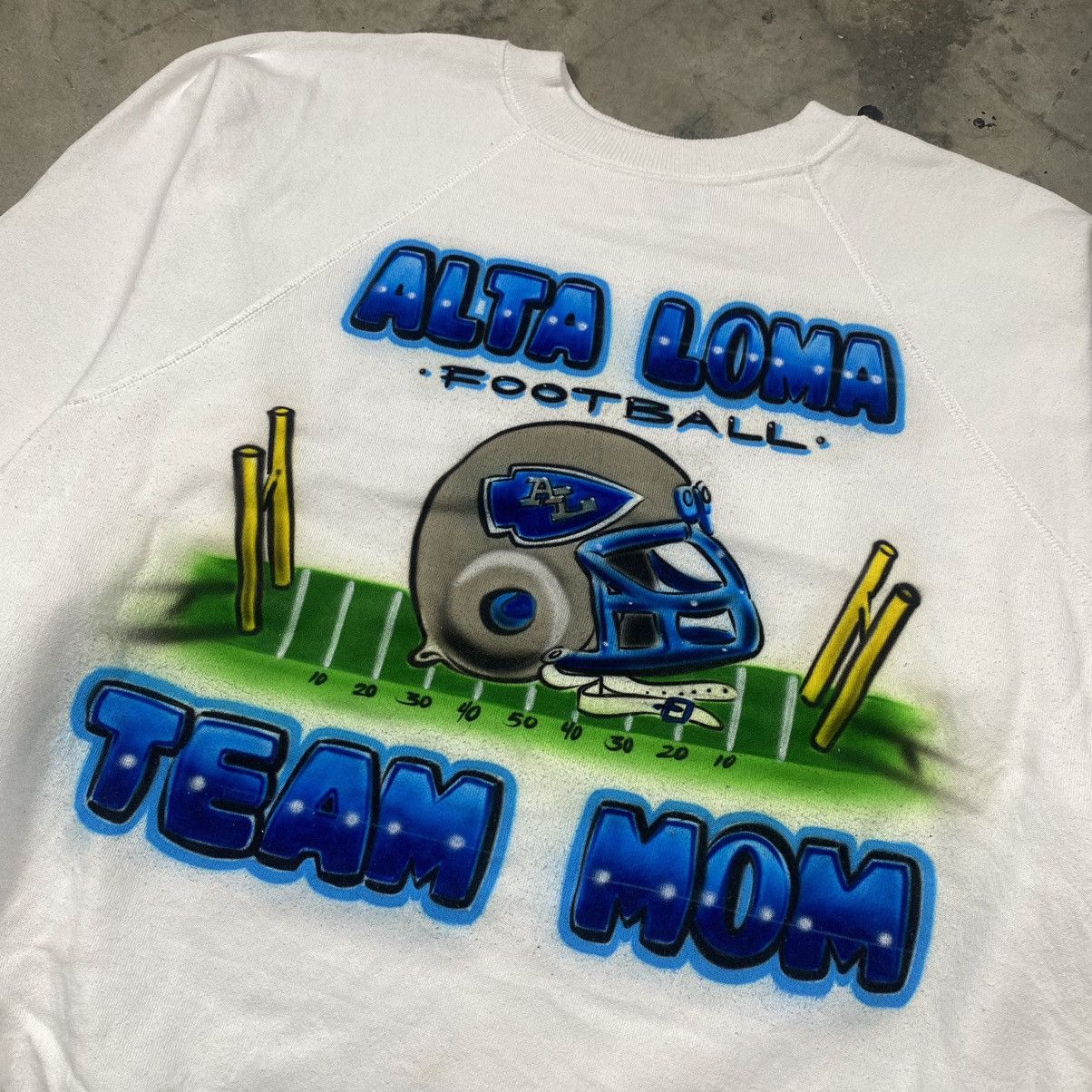 Hanes 90s Alta Loma Football Lewis Crewneck Size US XL / EU 56 / 4 - 2 Thumbnail