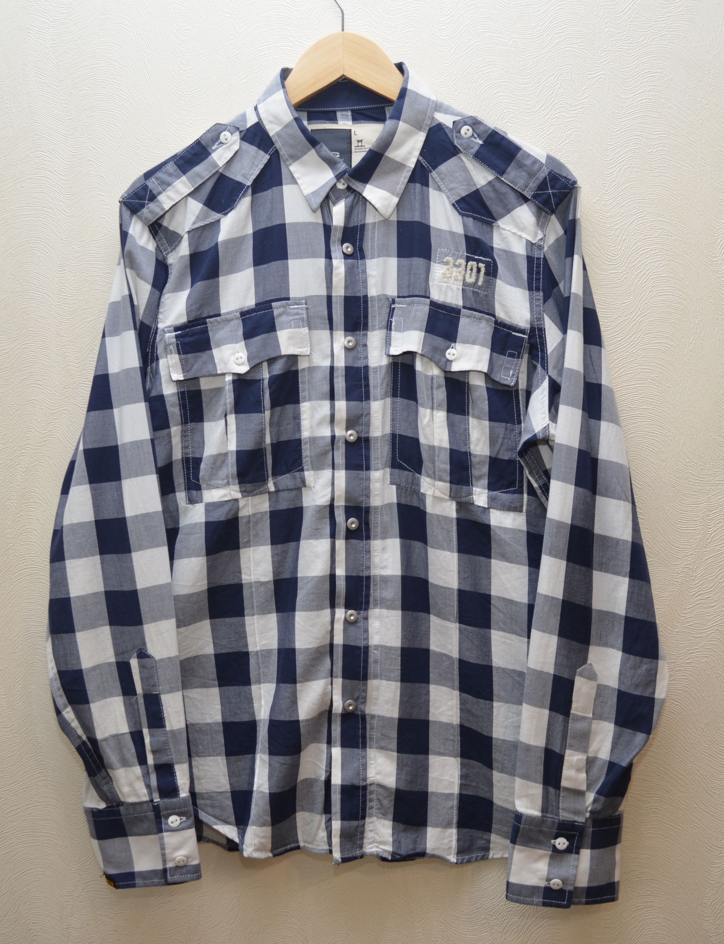 G-Star G-STAR New Gould Army Zip Shirt Check Size L Size US L / EU 52-54 / 3 - 1 Thumbnail