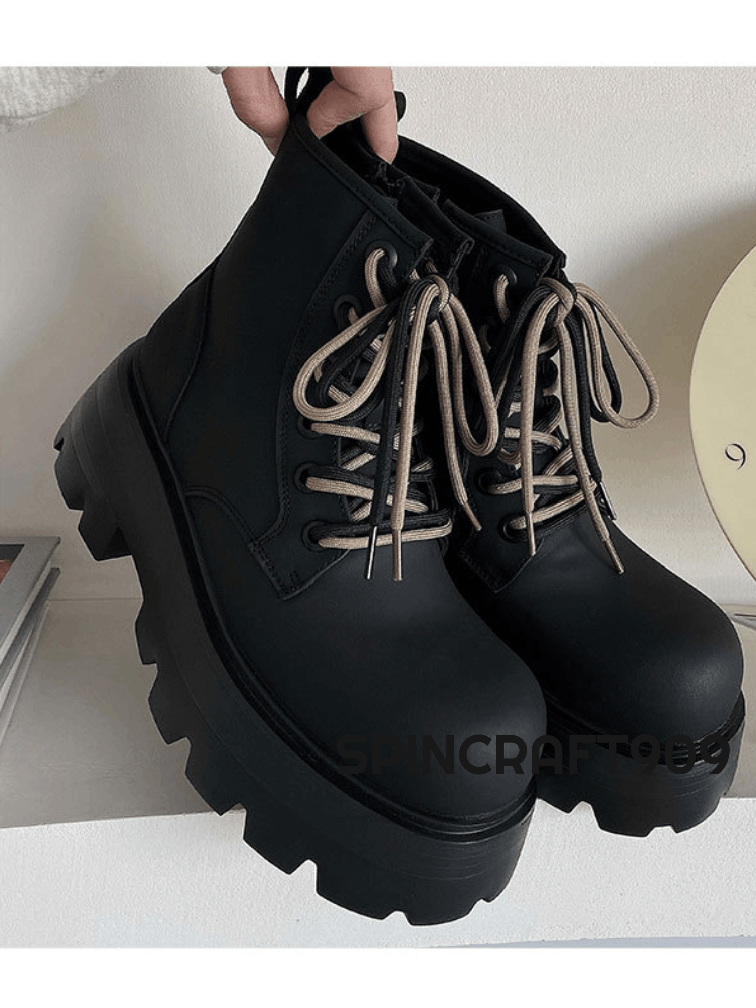Black Combat Boots