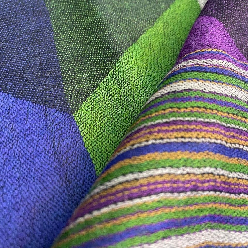 Other Girnar Shawl Scarf 100% New Wool Purple Green Grey Royal Blu Size ONE SIZE - 7 Thumbnail