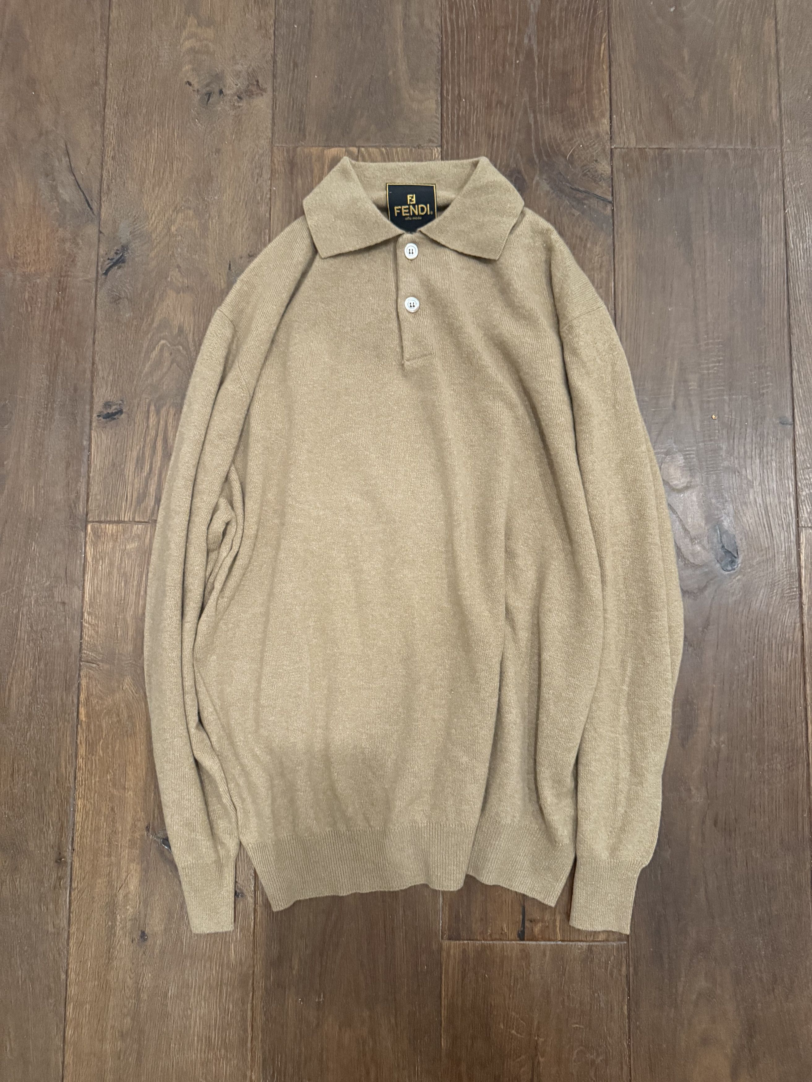 Fendi Vintage Fendi Cashmere Sweater Size L / US 10 / IT 46 - 1 Thumbnail