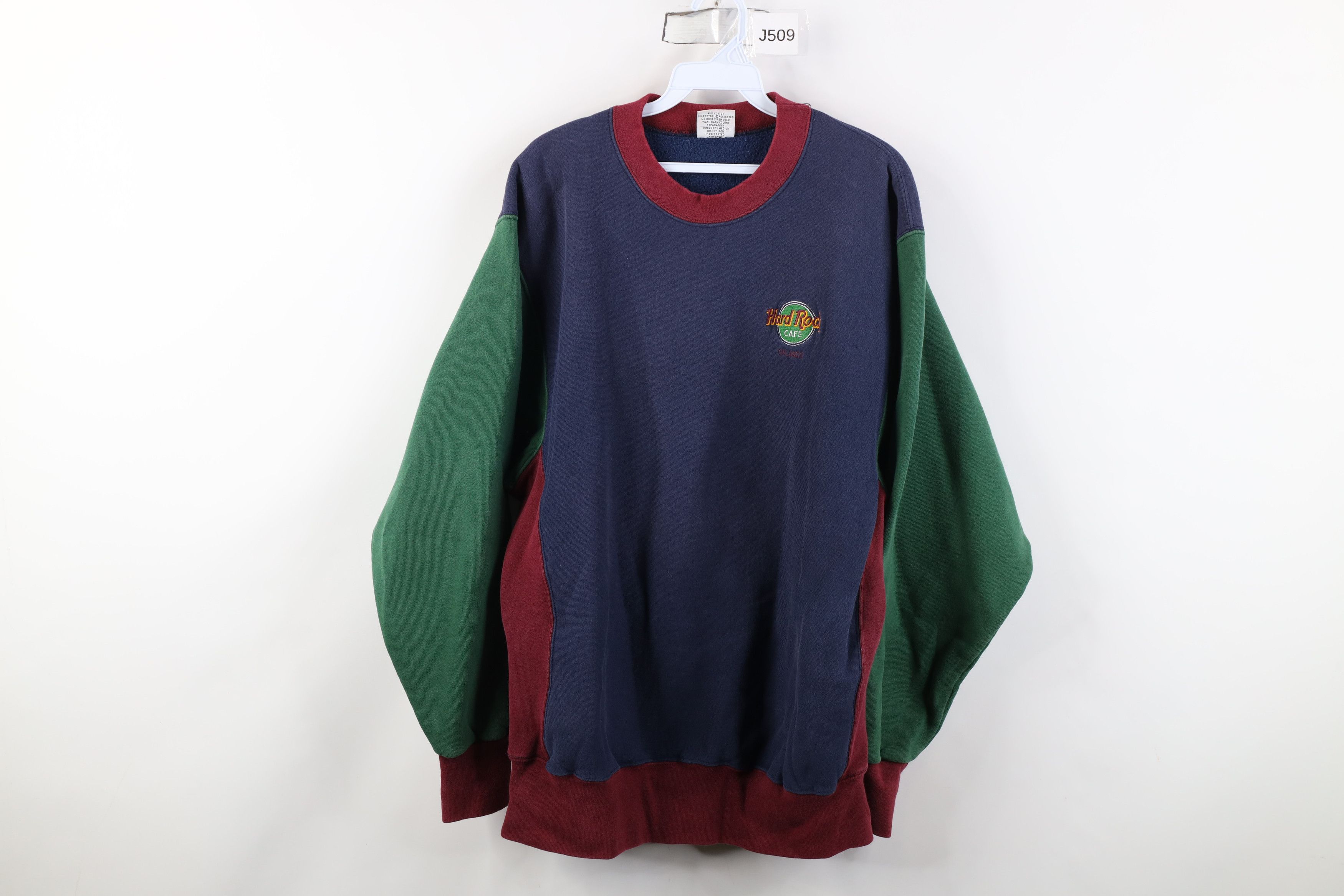 Hard Rock Cafe Vintage 90s Hard Rock Cafe Orlando Reverse Weave Sweatshirt Size US L / EU 52-54 / 3 - 1 Thumbnail
