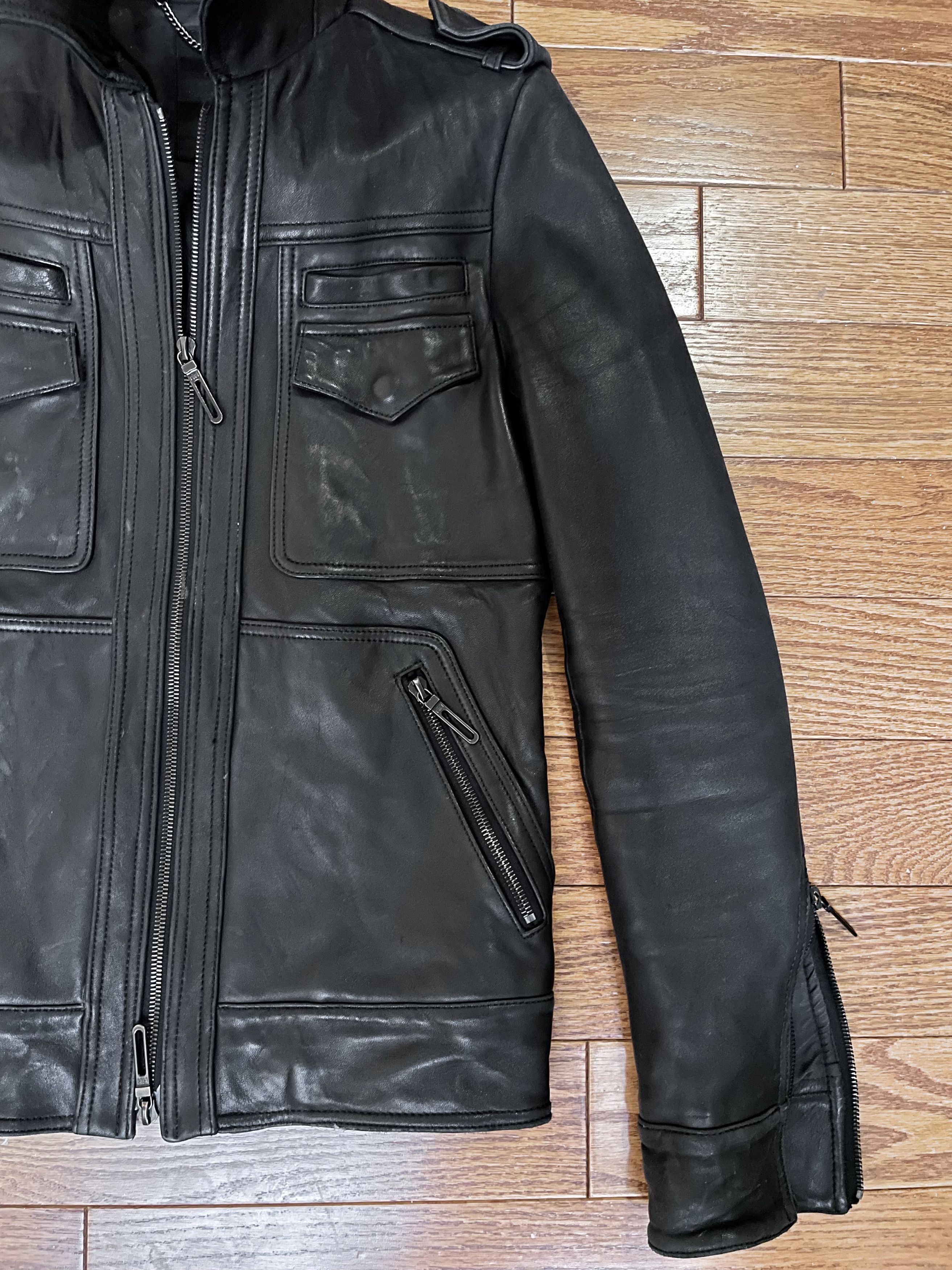 Japanese Brand 4-Pocket Leather Jacket Size US S / EU 44-46 / 1 - 3 Thumbnail