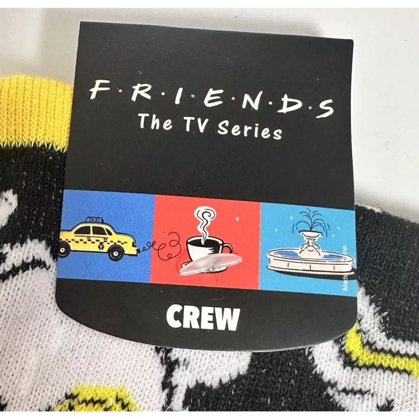 & Other Stories Friends TV Show Thanksgiving Crew Socks Bioworld Size 10-13 Size ONE SIZE - 7 Thumbnail