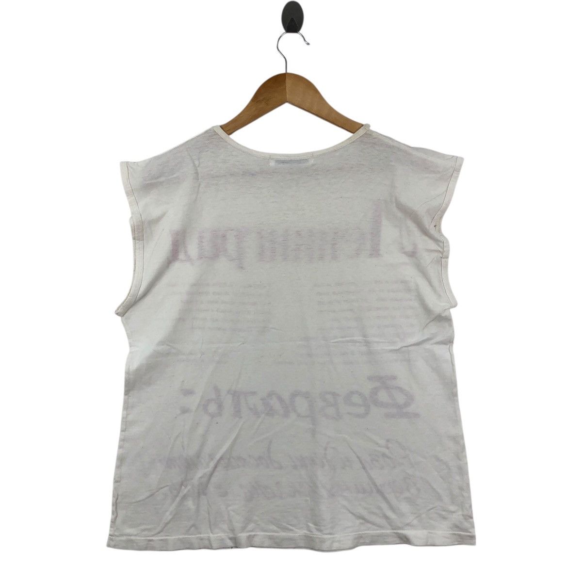 Vintage Vintage 80s LENINGRAD Poem By Osip Mandelstam TShirt Size US M / EU 48-50 / 2 - 4 Thumbnail