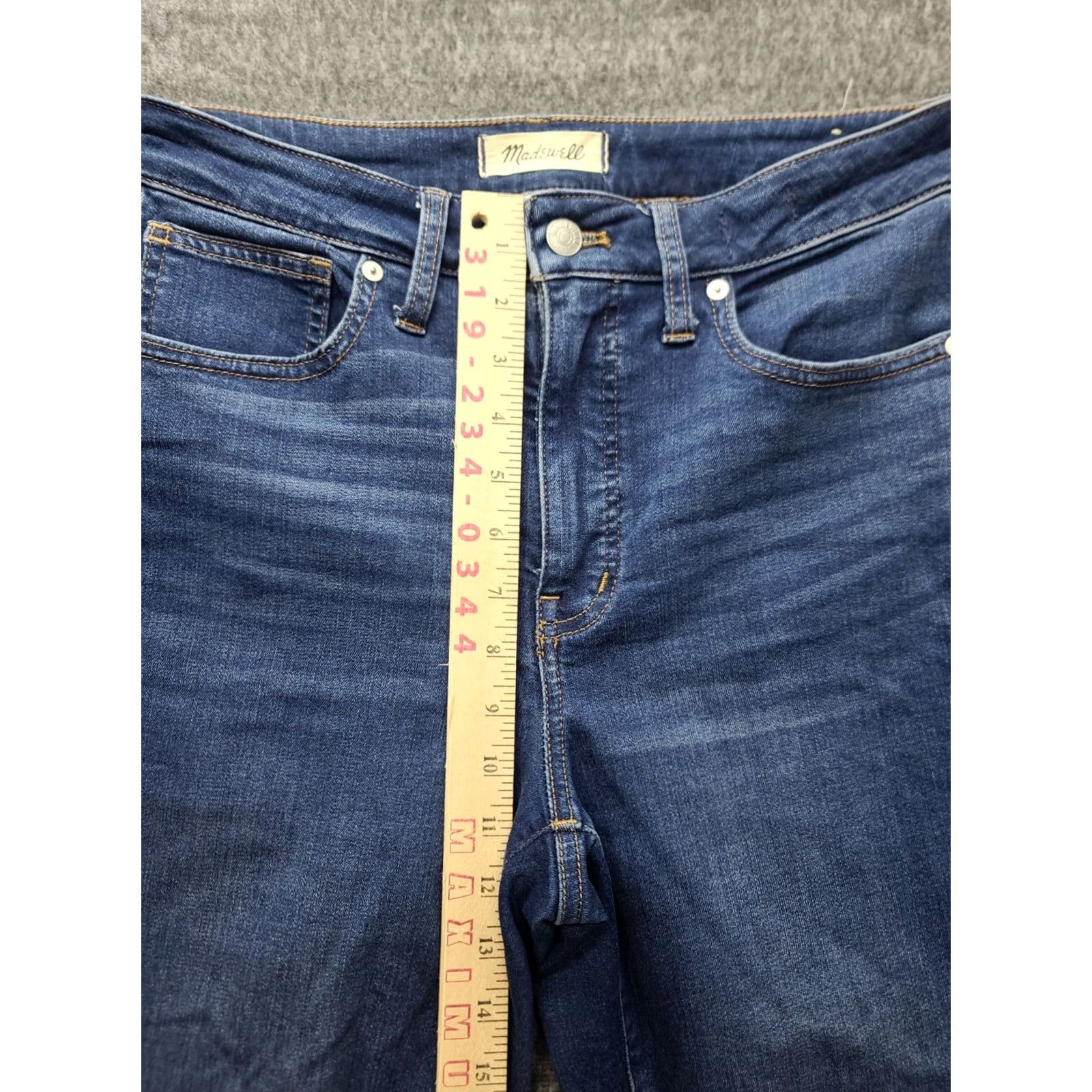 Madewell Madewell Jeans Womens 28x28 Skinny Fit Tapered Leg High Rise Stretch Blue Denim 5-Pocket Regular Size 28 Womens Legging Style City Preppy Size 28" / US 6 / IT 42 - 5 Thumbnail