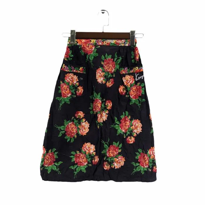 Kenzo Vtg 90’ KENZO PARIS FLORAL All Over Print Apron Kitchen Chef Size ONE SIZE - 1 Thumbnail