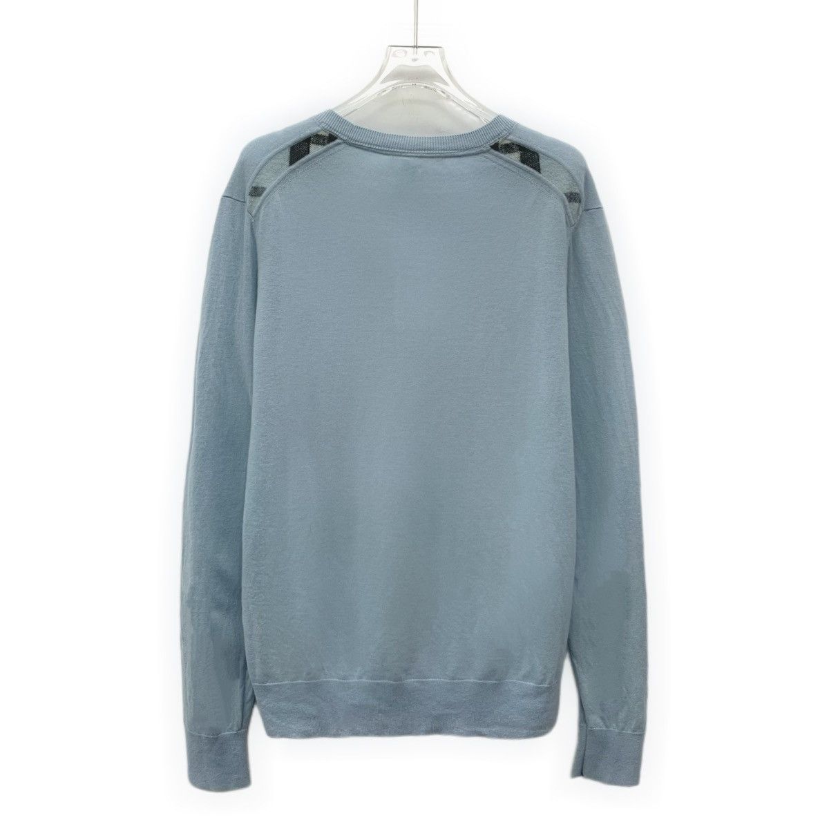 Burberry Burberry Blue Crew Neck Cashmere Knit Sweater K26WX Size US S / EU 44-46 / 1 - 2 Thumbnail