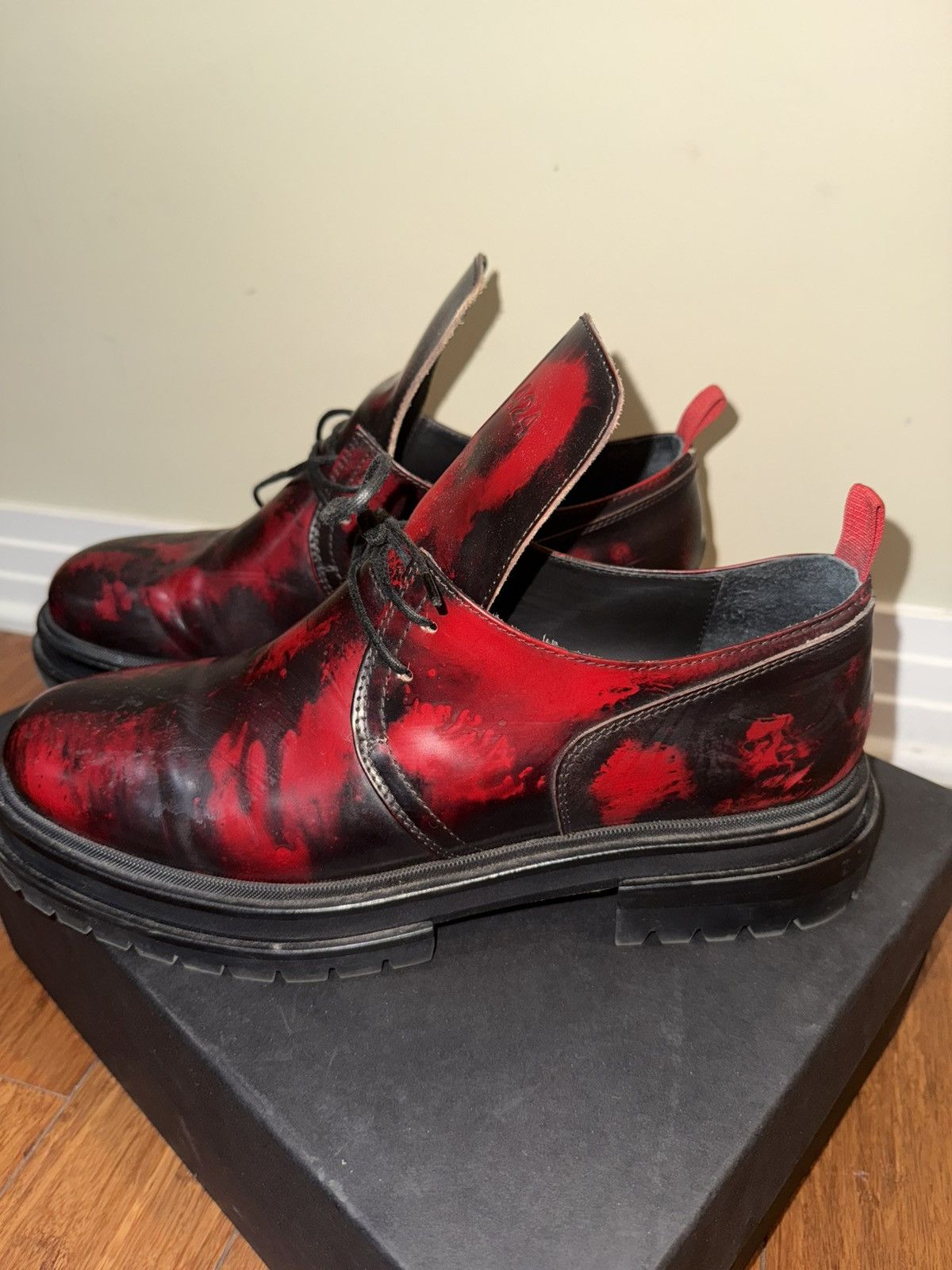 424 LOWEST!!! 424 Derby in Oxblood Size US 10.5 / EU 43-44 - 2 Thumbnail