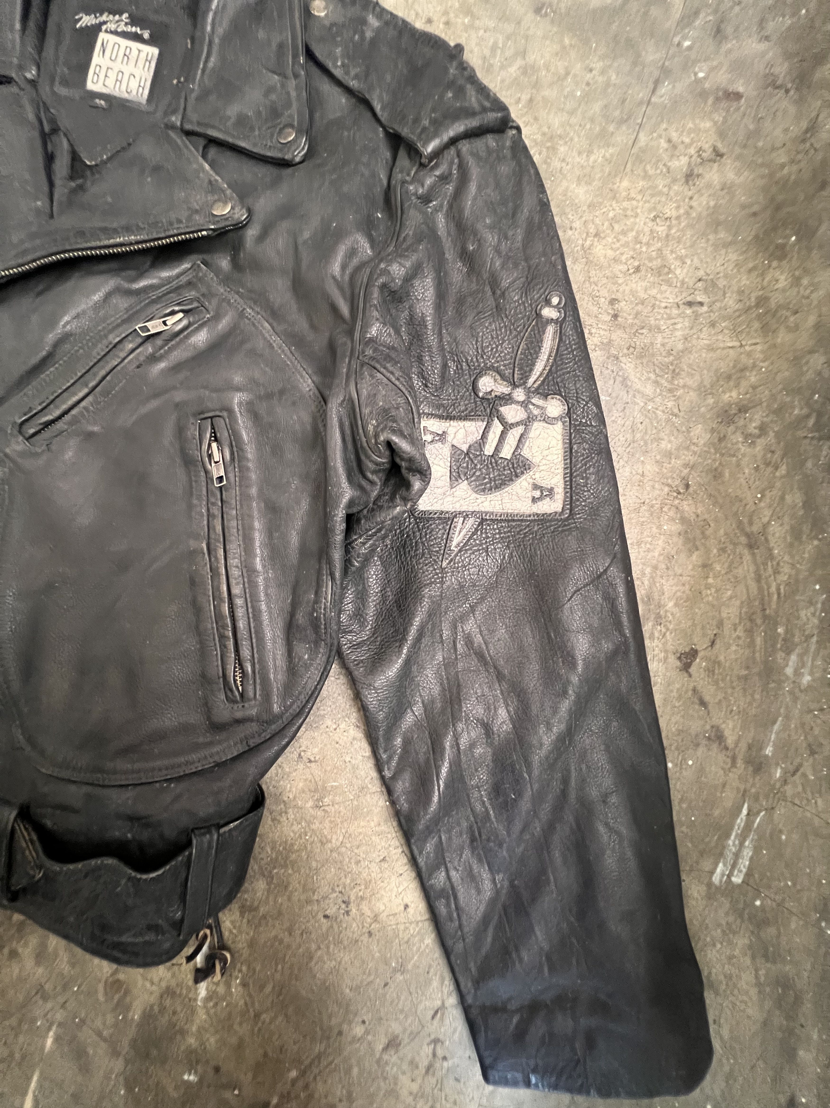 Michael Hoban vtg bikers michael hoban leather jacket Size US L / EU 52-54 / 3 - 3 Thumbnail