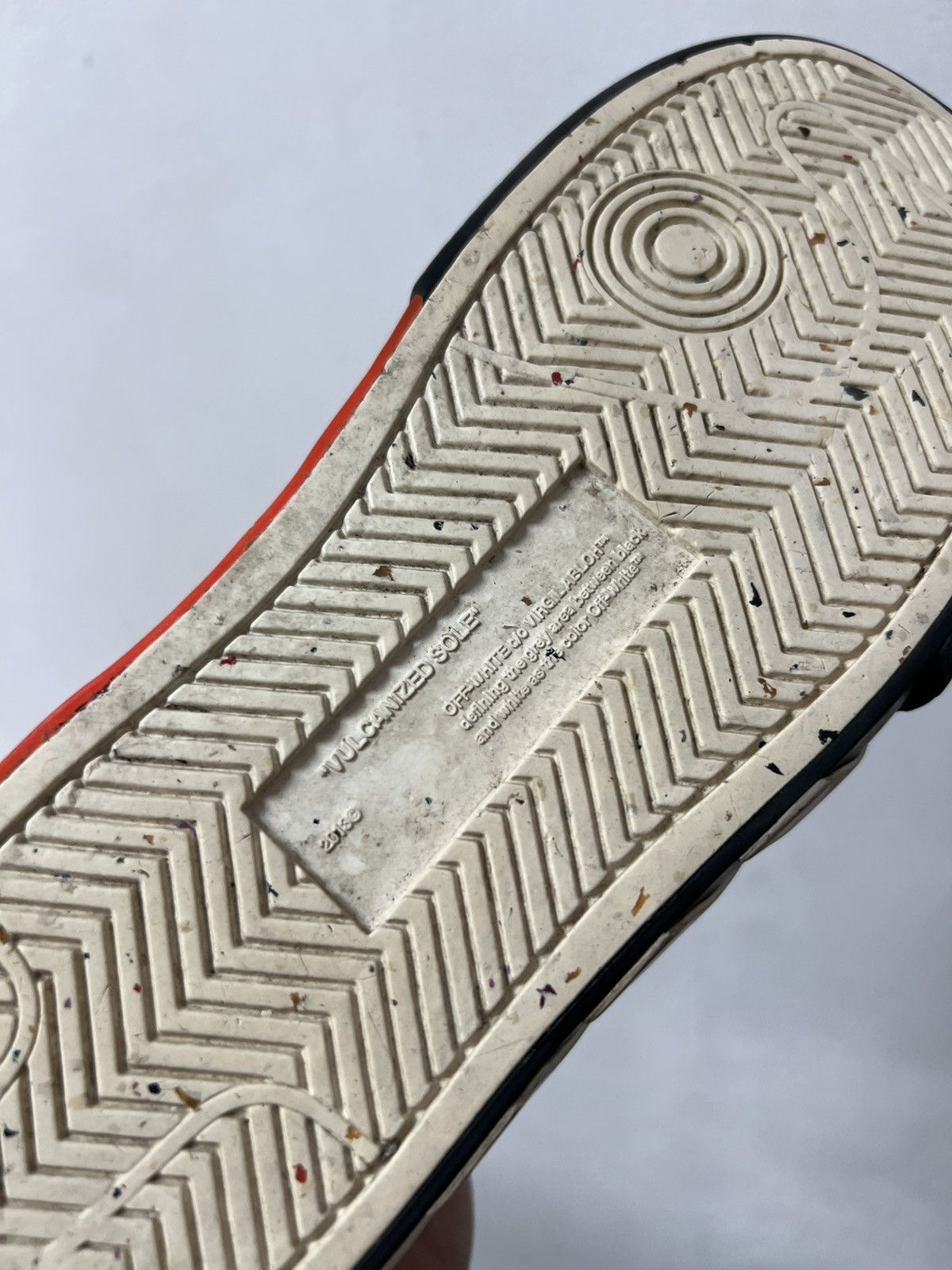Off-White Off-White Low Vulcanized white/white Sneaker Leather Size US 8 / EU 41 - 16 Thumbnail