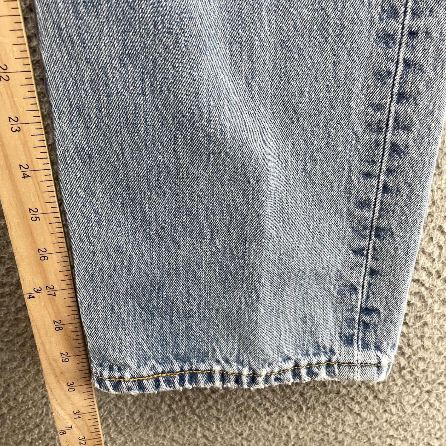 Levi's VINTAGE Levi's 501 Jeans Mens 34x30 Blue Denim Button Fly 90s Streetwear Skate Levi's 500 Series Mens Jeans Size US 34 / EU 50 - 5 Thumbnail