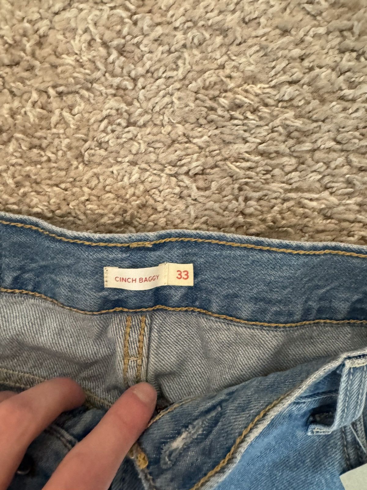 Levi's Levis Clinch Baggy 33x31 Size US 33 - 3 Thumbnail