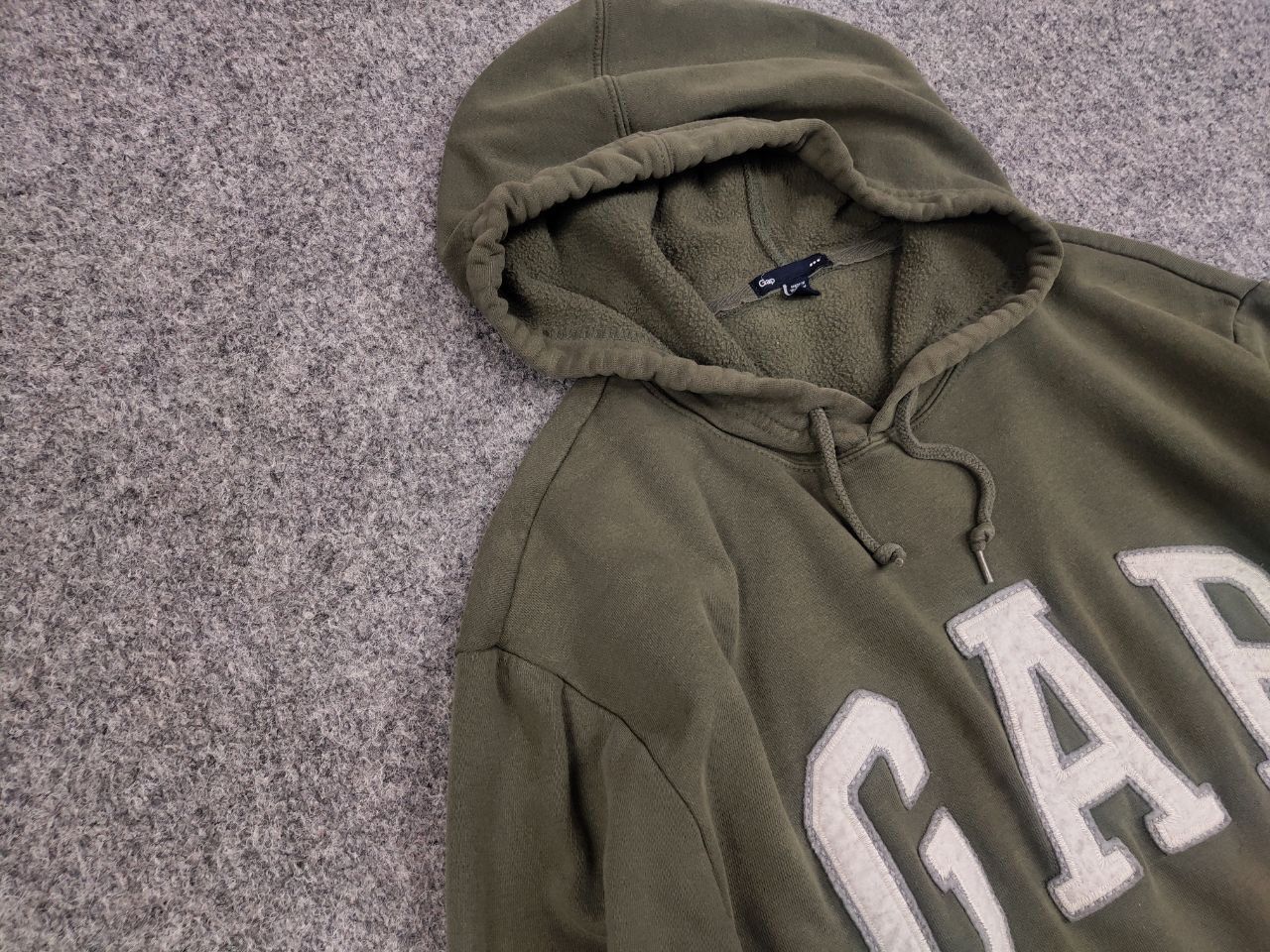 Gap Vintage Gap Military Green Logo Classic Hoodie Y2K style Size US M / EU 48-50 / 2 - 7 Thumbnail