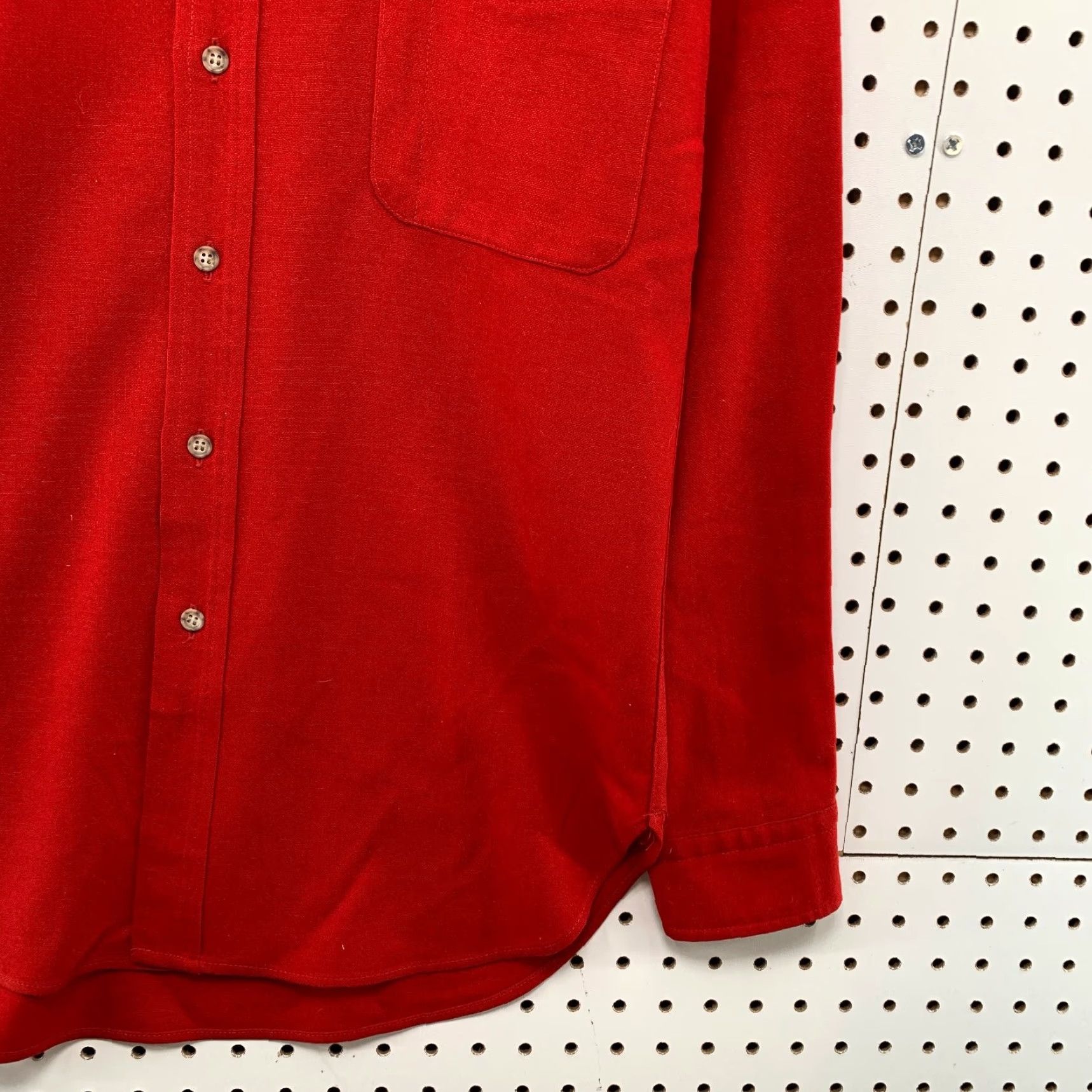 Pendleton VINTAGE Pendleton Shirt Mens M Wool Flannel Red 70s 80s USA Leather Elbow Button-Up Pockets Music? Size US M / EU 48-50 / 2 - 7 Thumbnail