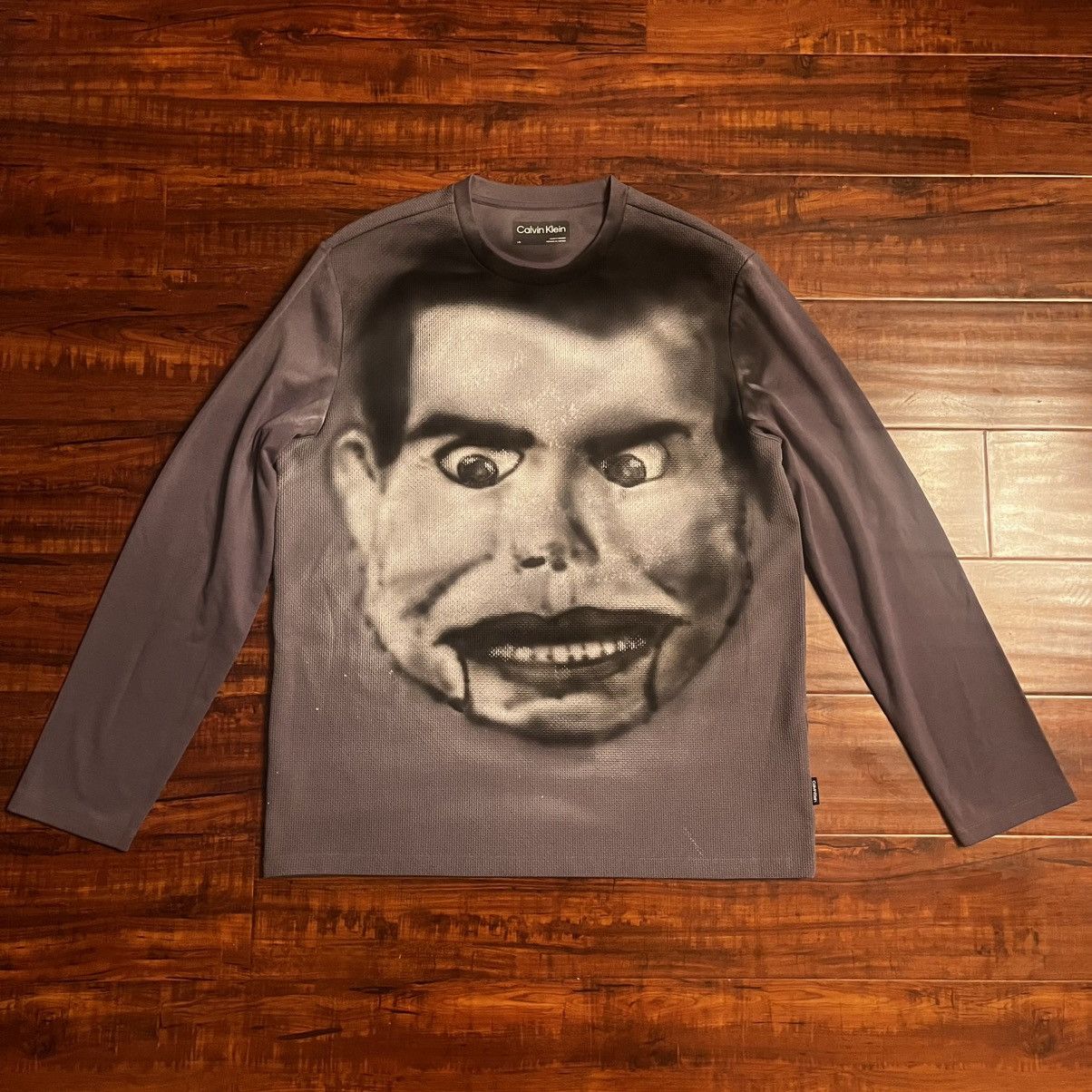 Calvin Klein Custom Slappy “Goosebumps” Inspired Long Sleeve Shirt Size US L / EU 52-54 / 3 - 2 Thumbnail