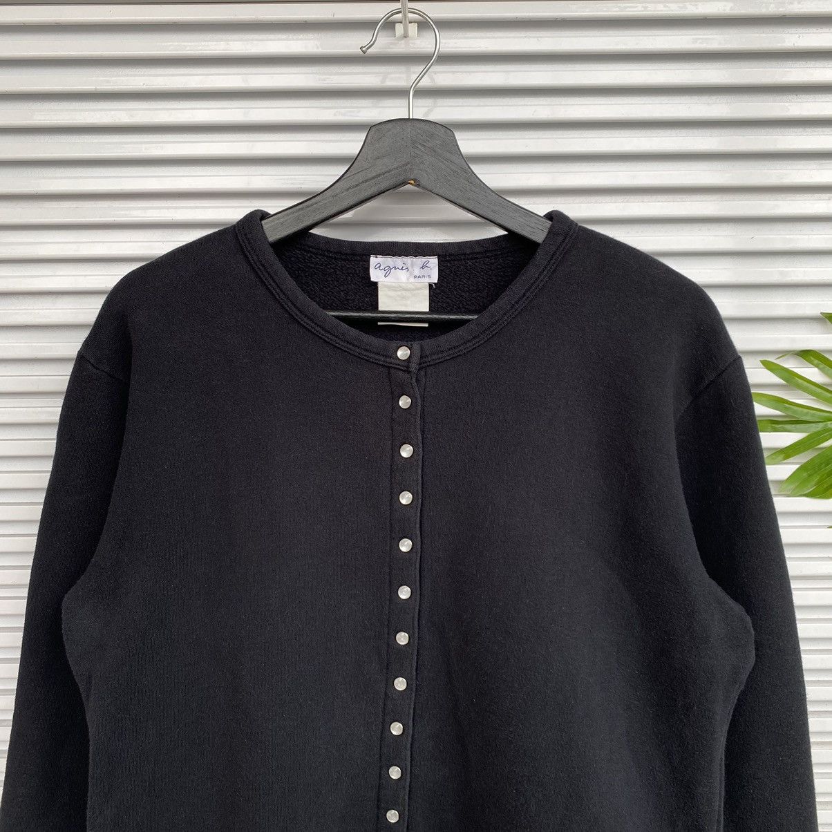 Japanese Brand × agnes b. Agnes B Cropped Button Cardigan Size S / US 4 / IT 40 - 3 Thumbnail