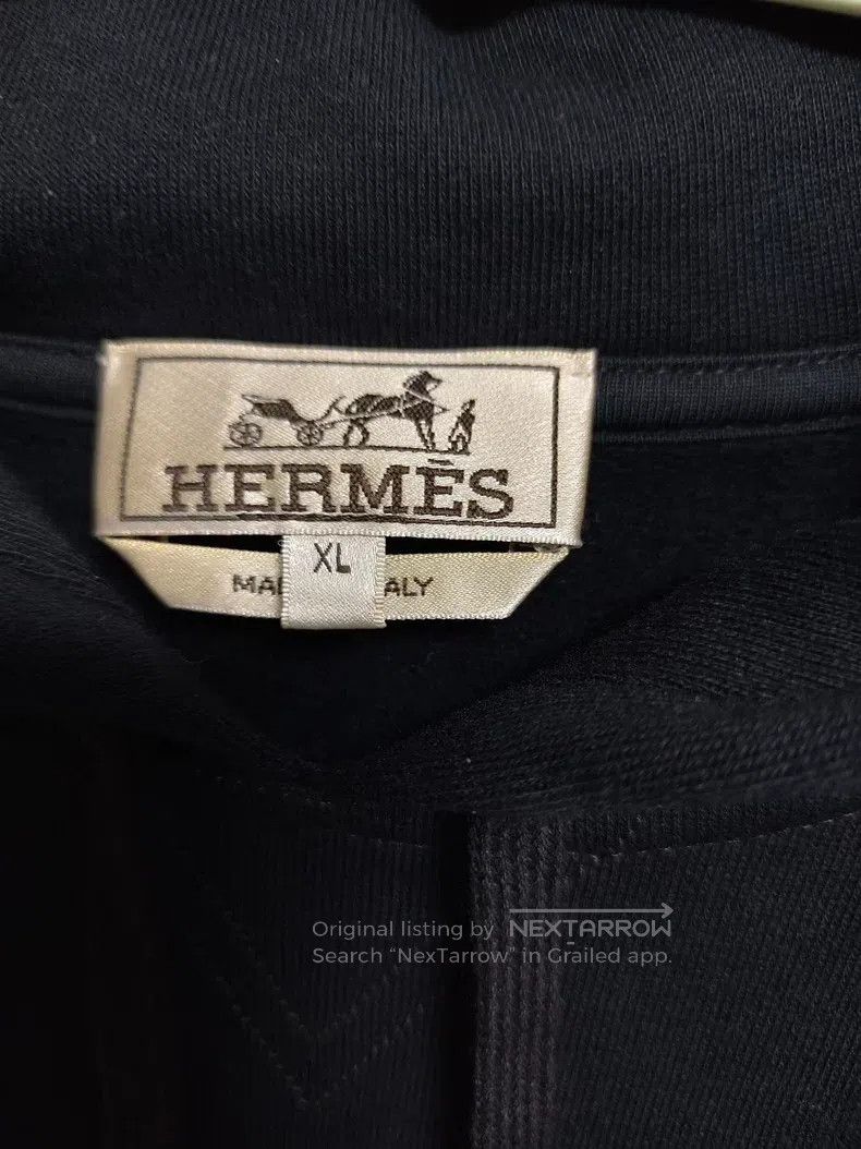 Hermes Hermes Hooded Sweatshirt + Pure Cotton Size US XL / EU 56 / 4 - 6 Thumbnail