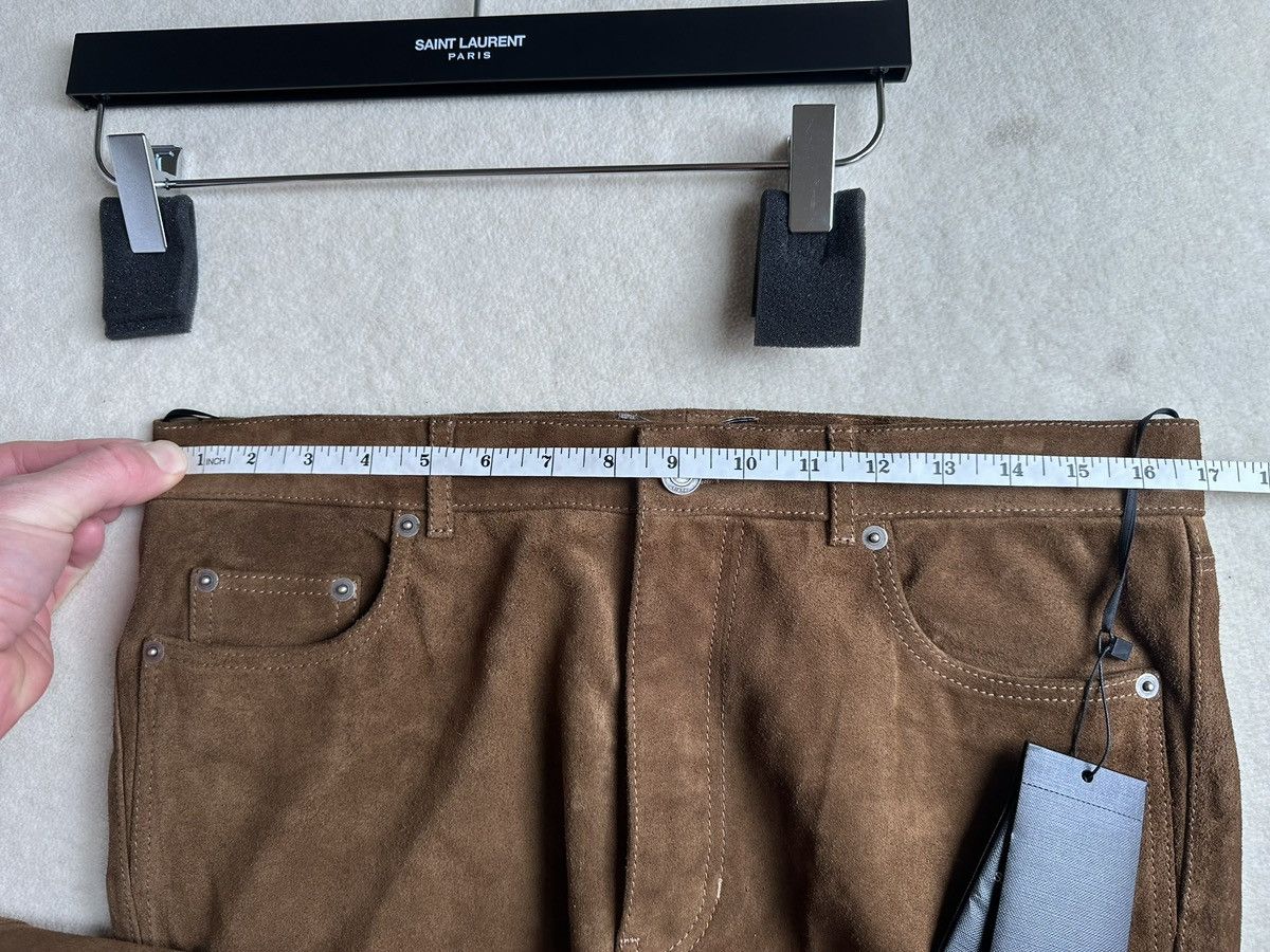 Saint Laurent Paris SS20 $3k+ 🤑 Saint Laurent suede leather pants trousers Size US 32 / EU 48 - 8 Thumbnail