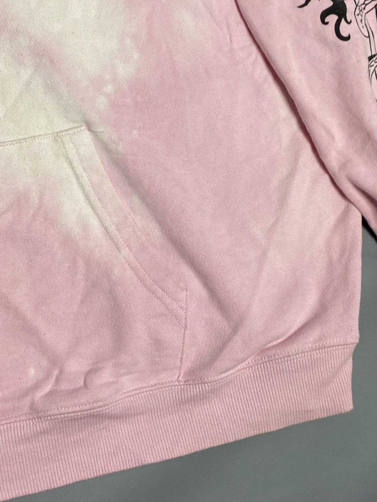 Christian Audigier Ed Hardy Love Hoodie Pink Graphic Women's L Bleach Damage Size L / US 10 / IT 46 - 7 Thumbnail