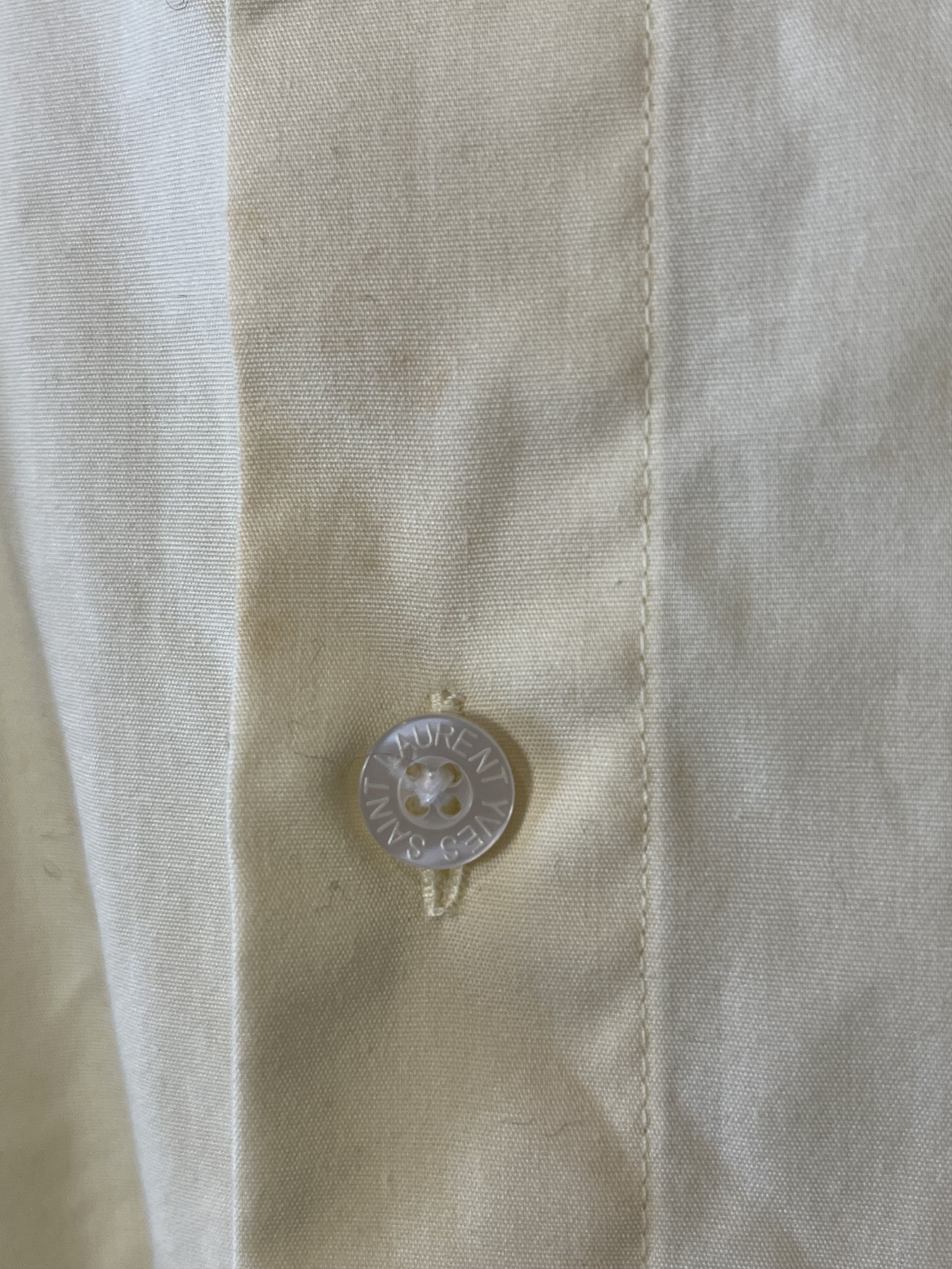 Vintage × Yves Saint Laurent 90s Yves Saint Laurent YSL Pour Homme Vintage Shirt Size US XL / EU 56 / 4 - 5 Thumbnail