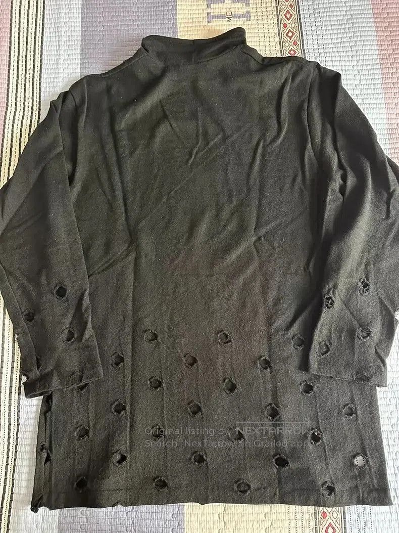 Other Yohji Yamamoto Y's Wool Distressed Turtleneck. Size US XS / EU 42 / 0 - 6 Thumbnail