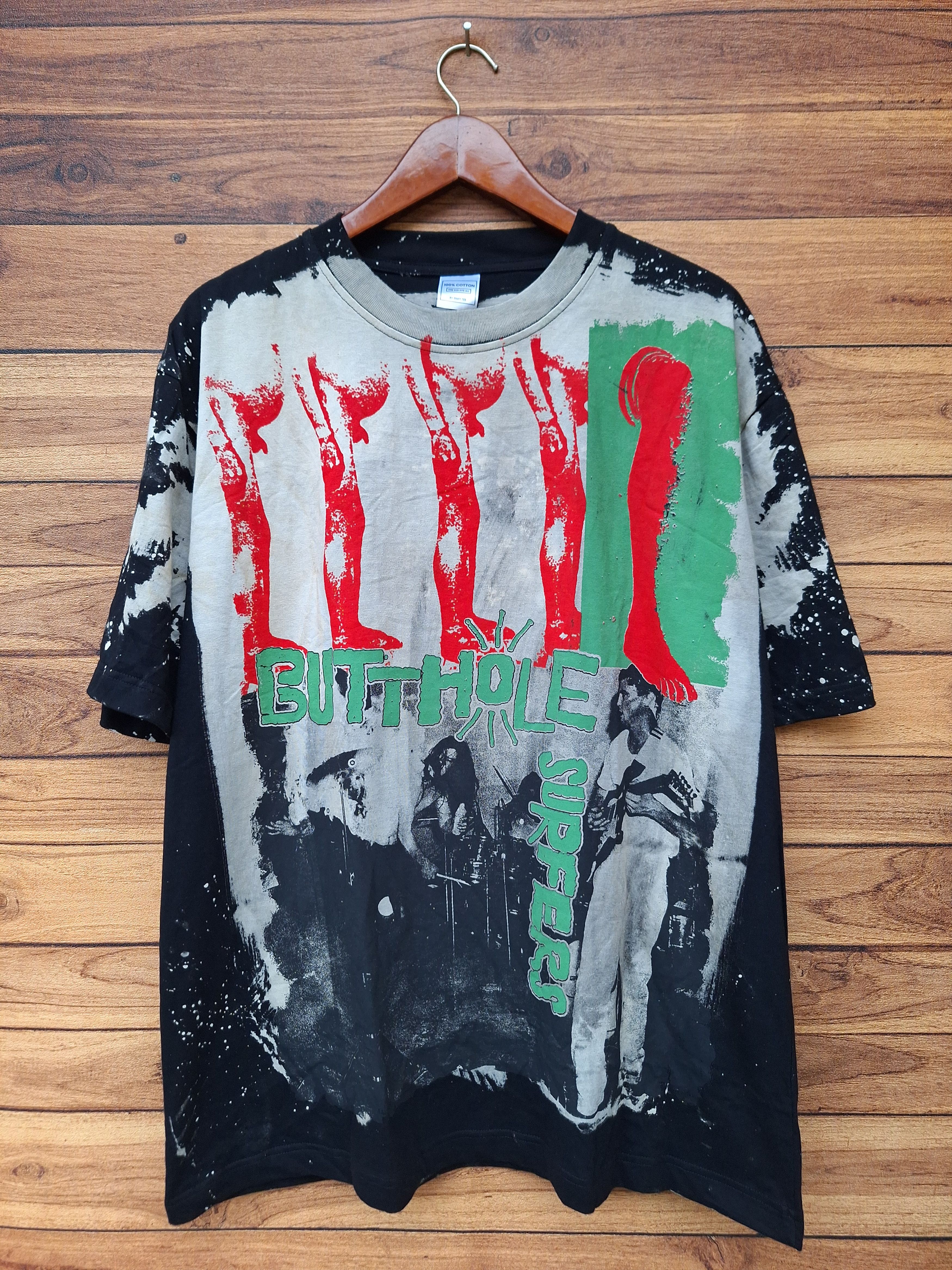 Japanese Brand 🔥RARE🔥 Butthole surfrers mosquito rock band shoegaze y2k Size US XL / EU 56 / 4 - 1 Thumbnail