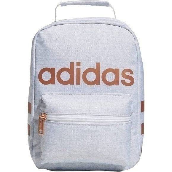 Adidas adidas Unisex Santiago Insulated Lunch Bag White Gold Size 38 - 1 Thumbnail