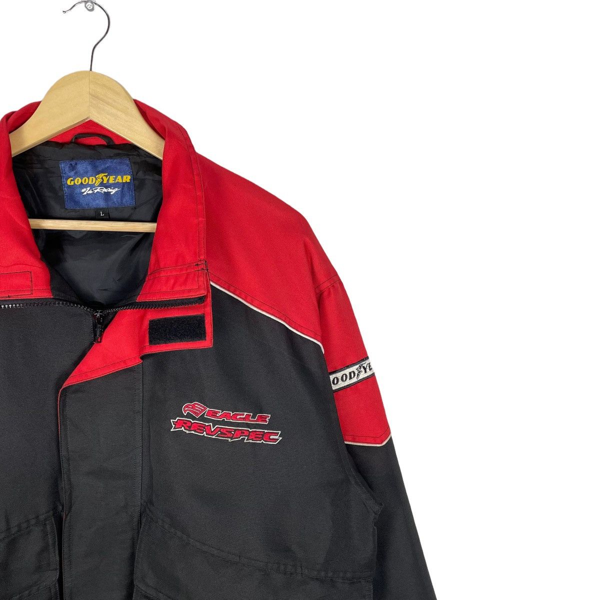 Formula 1 ☀️GOODYEAR RACING REVSPEC STAFF BOMBER LIGHT JACKET Size US L / EU 52-54 / 3 - 3 Thumbnail