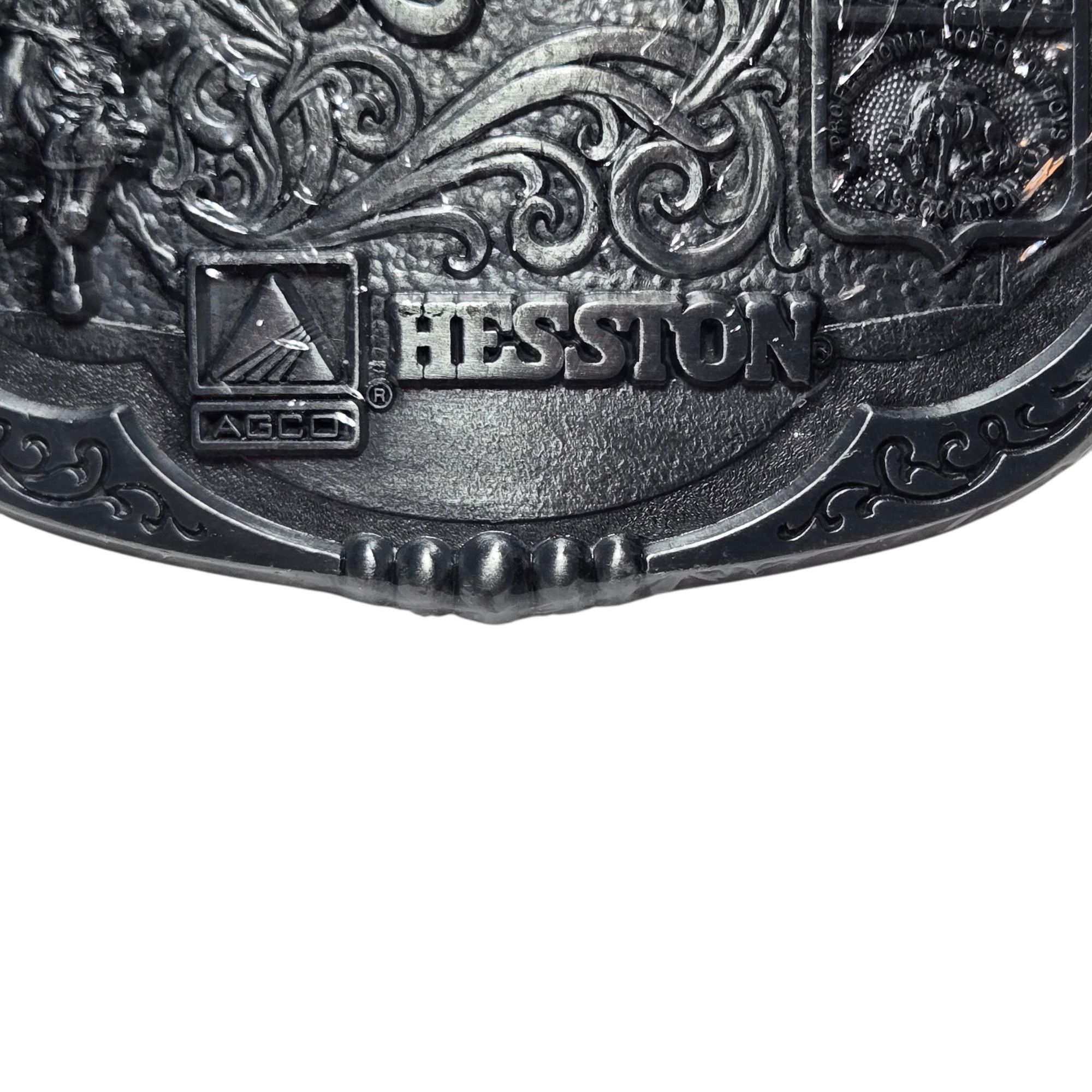Other 2001 NFR Belt Buckle Hesston National Finals Rodeo NOS Vinta Size ONE SIZE - 8 Thumbnail