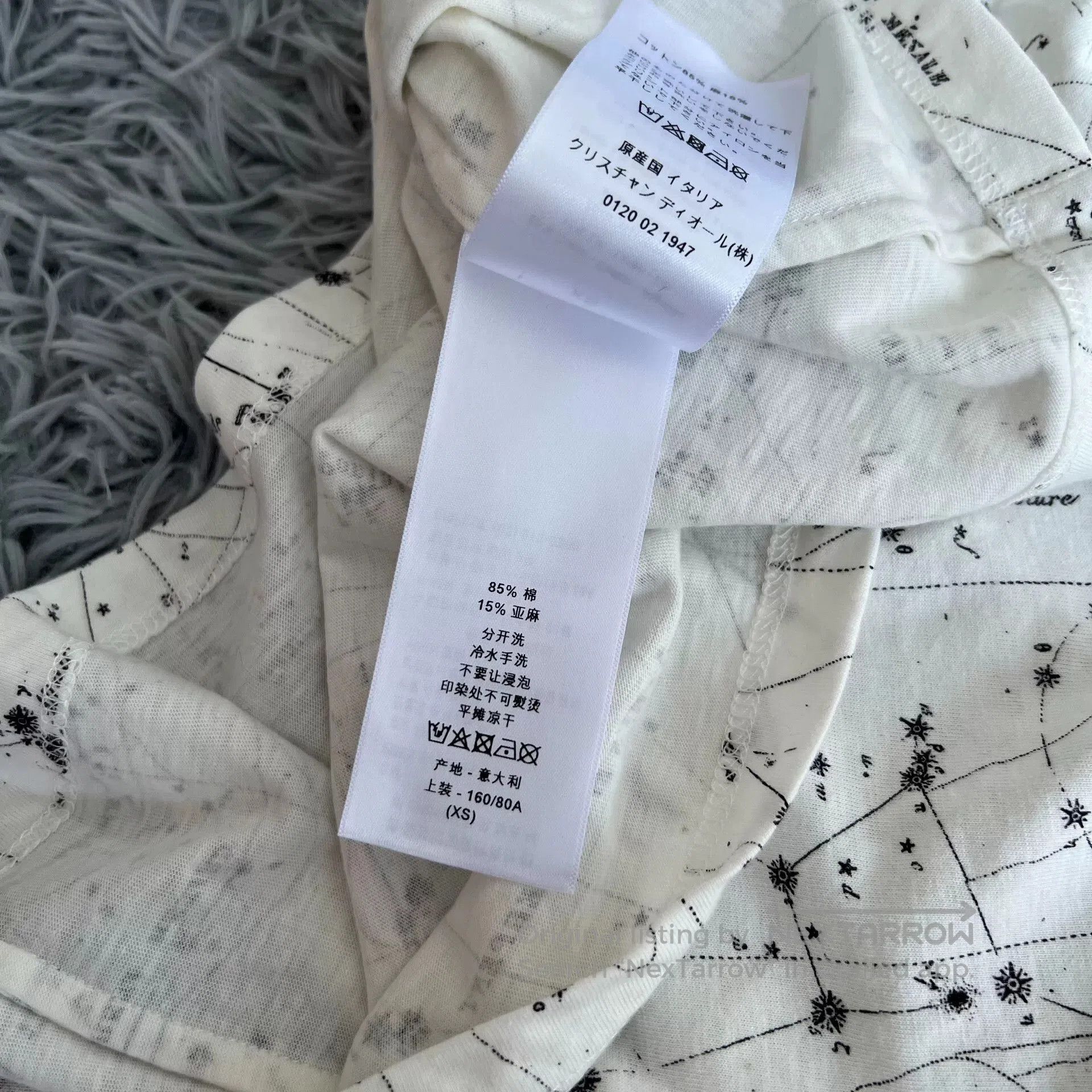 Dior Dior Constellation Star Short-Sleeve T-Shirt. Size XS / US 0-2 / IT 36-38 - 6 Thumbnail
