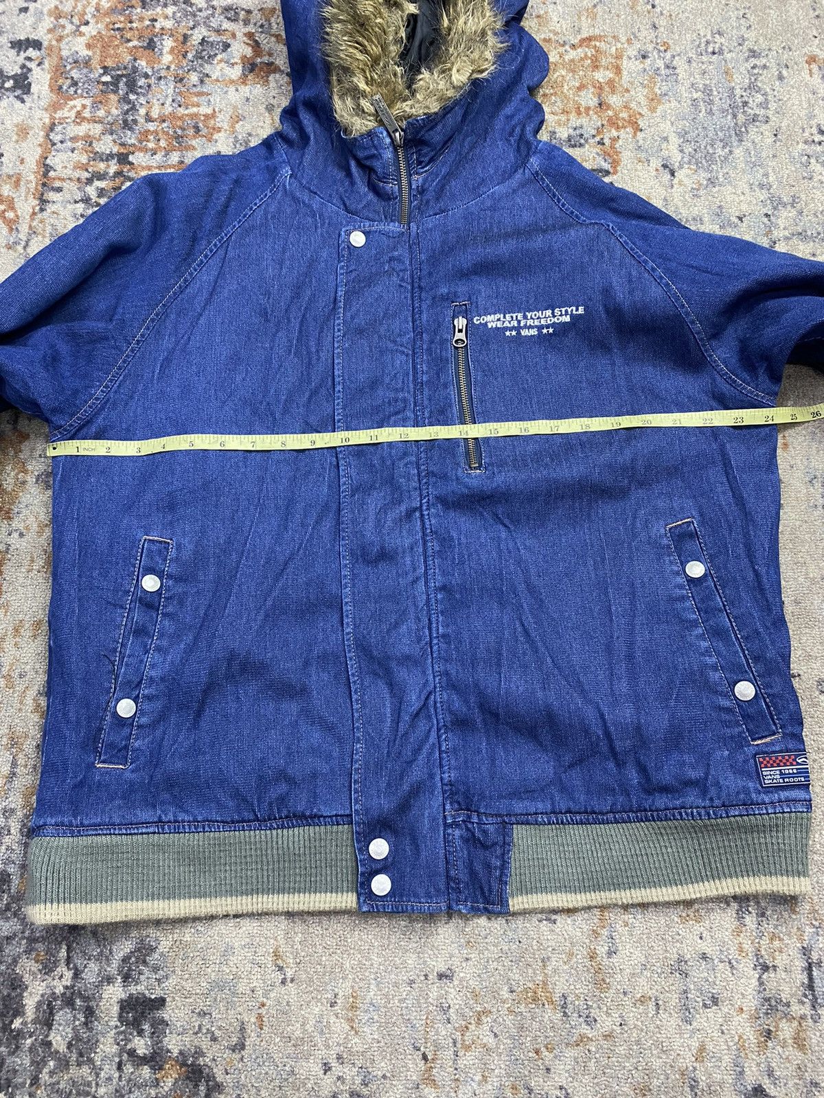 Vans fur denim jacket vintage vans winter session Size US L / EU 52-54 / 3 - 9 Thumbnail
