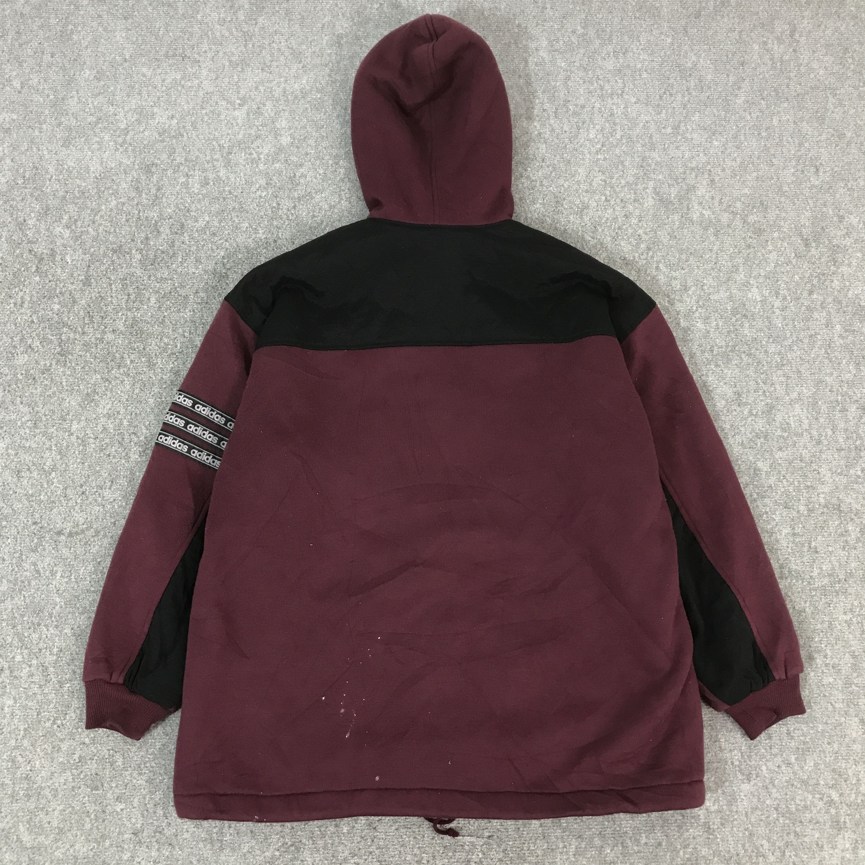 Adidas VINTAGE 90s ADIDAS HOODIE SWEATSHIRT K66B2 Size US M / EU 48-50 / 2 - 3 Thumbnail