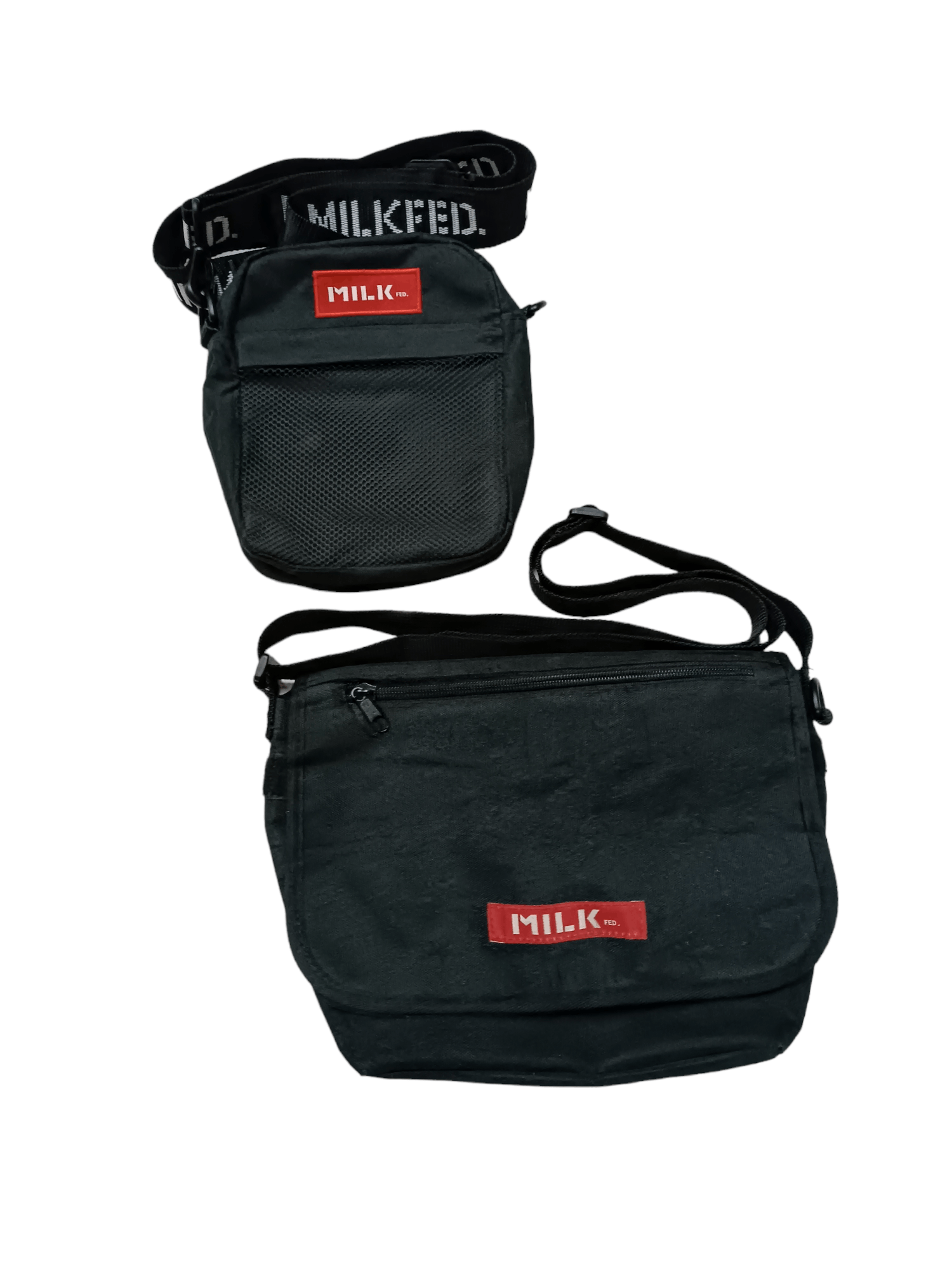 image of Vintage Combo Milkfed Sling Bag in Black, Men's