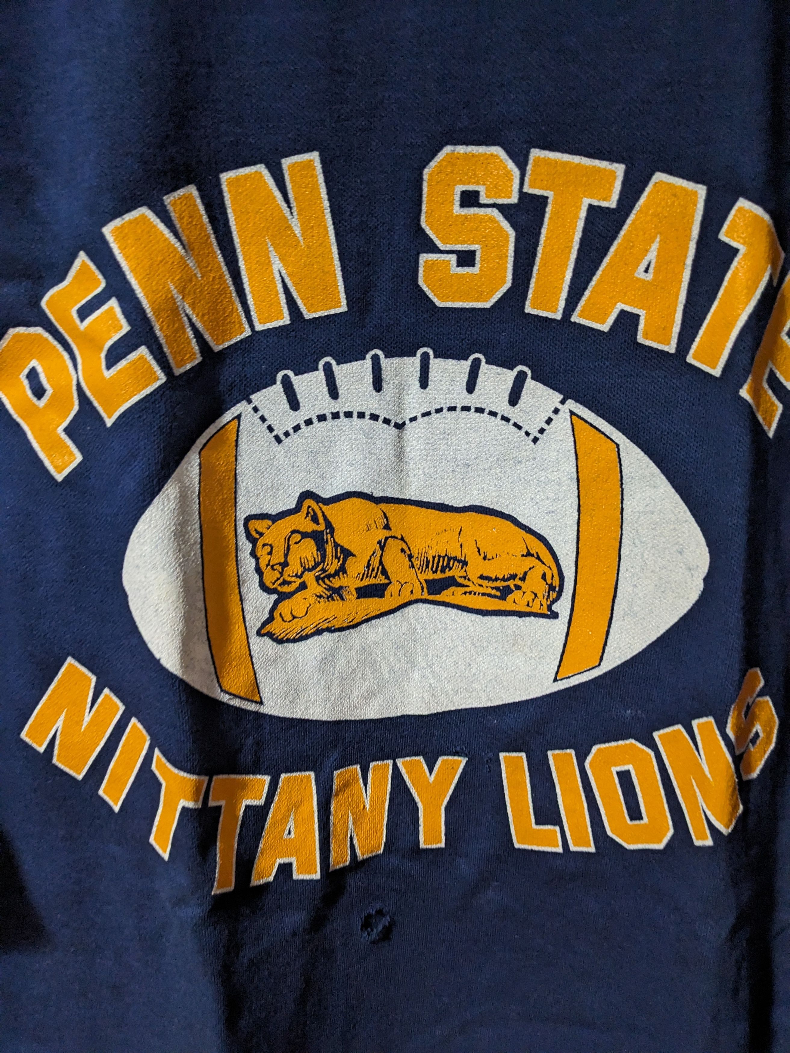 Vintage Vintage 70s Penn State University Nittany Lion T-Shirt Size US M / EU 48-50 / 2 - 2 Thumbnail