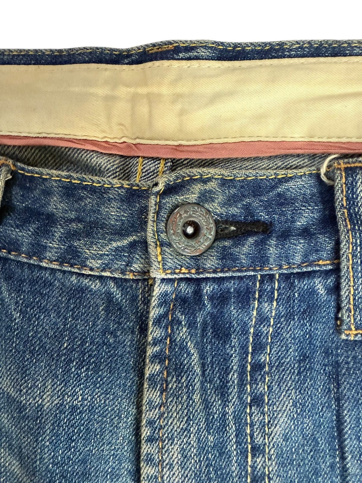 Global Work Vintage Japan Global Work Patchwork Fade Jeans Pants Denim Size US 30 / EU 46 - 5 Thumbnail