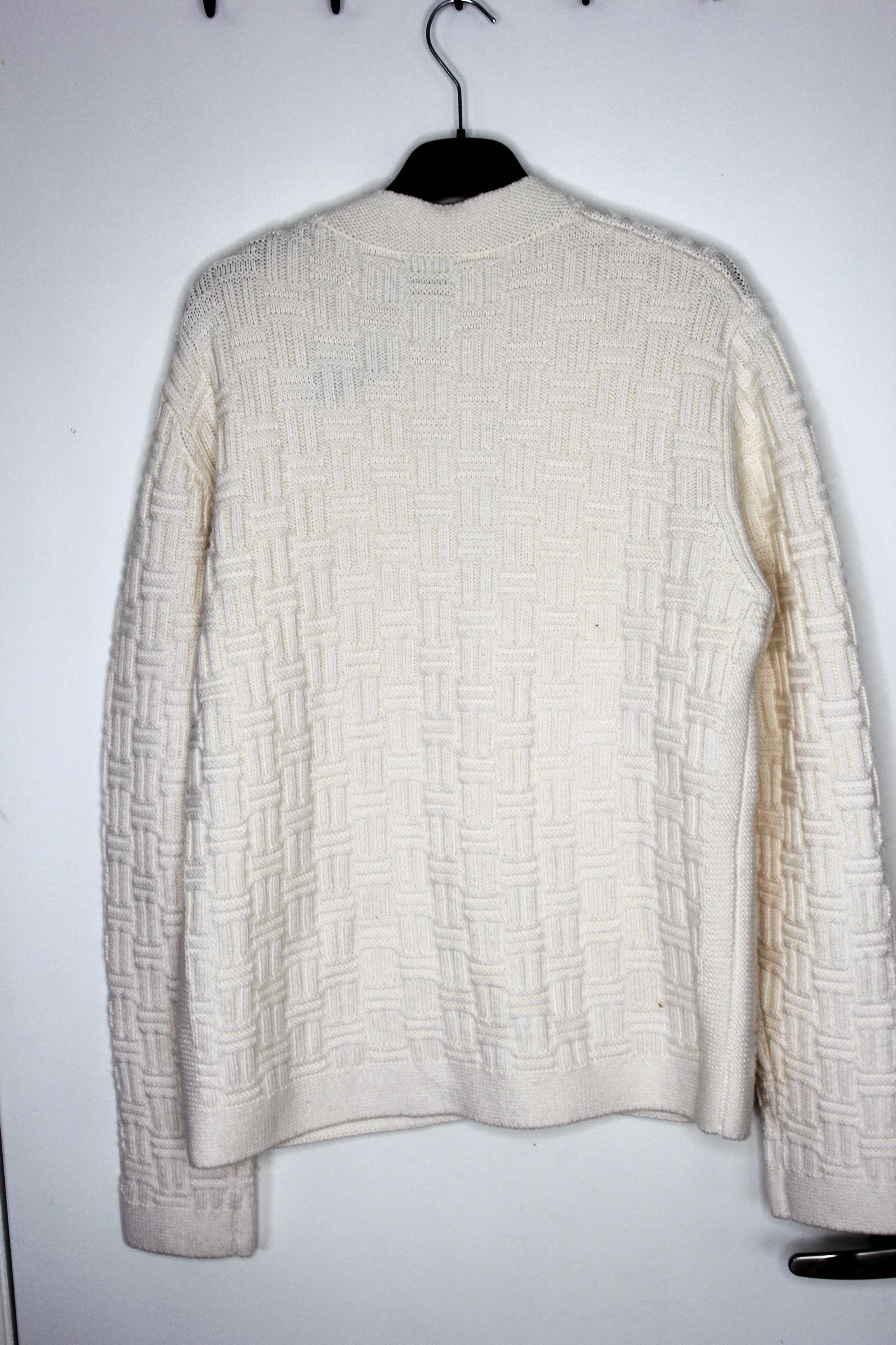 Casablanca BNWT AW24 CASABLANCA MERINO WOOL COLUMN STITCH CARDIGAN XL Size US XL / EU 56 / 4 - 3 Thumbnail