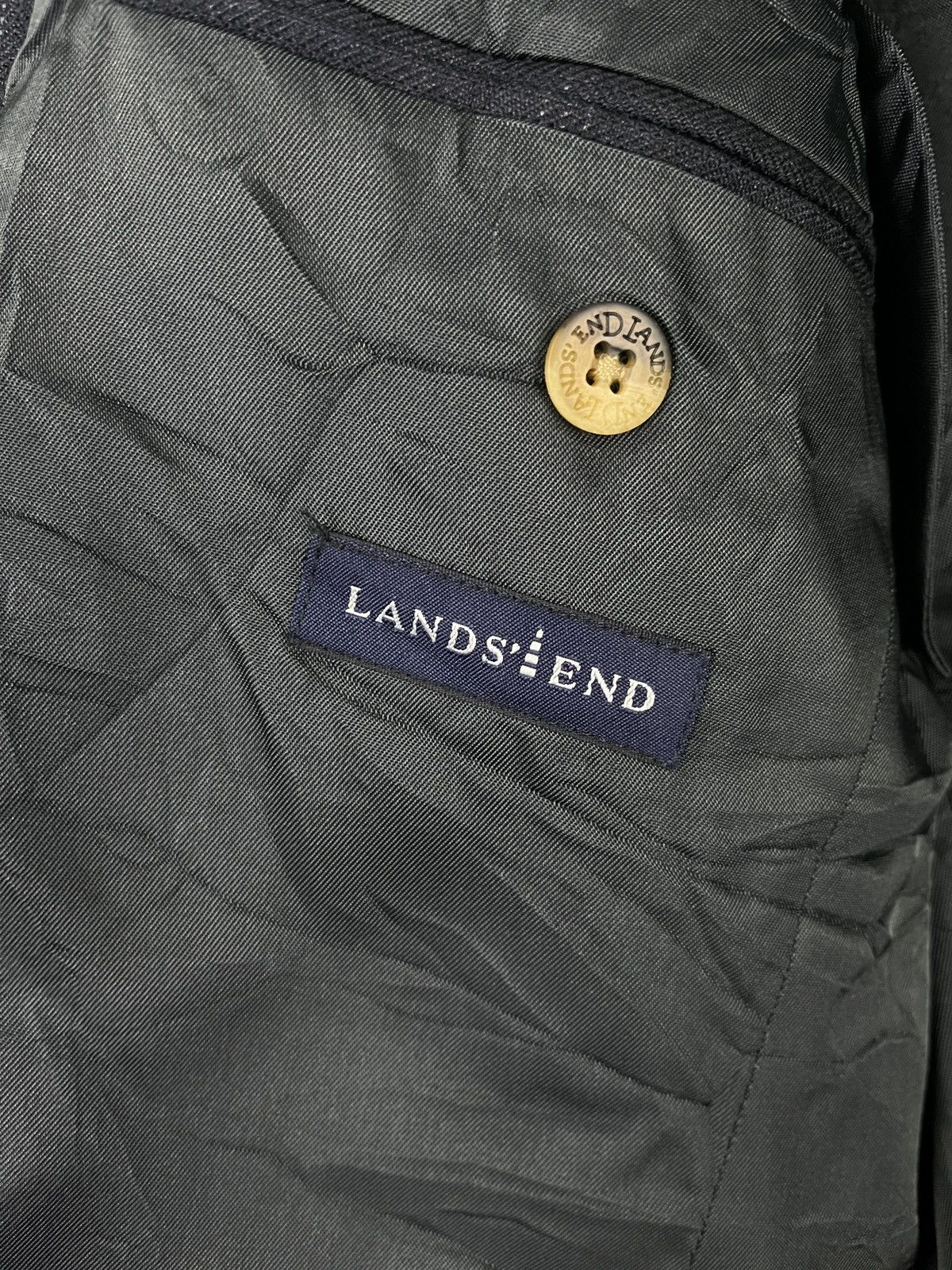 Lands' End Lands End Silk Wool Blazer Made in Honduras Size 42R - 9 Thumbnail
