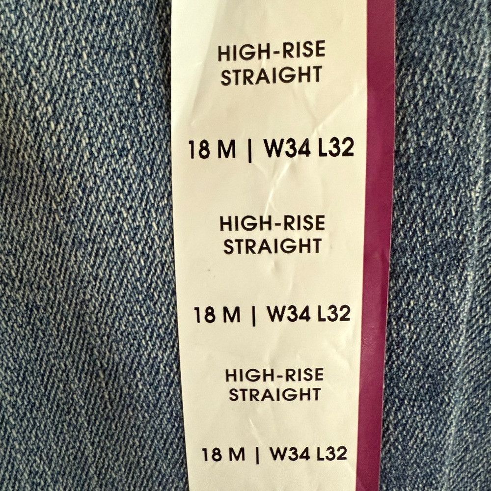 Denizen DENIZEN from Levi's Women's High-Rise Straight Jeans Size 1 Size 34" / US 12 / IT 48 - 6 Thumbnail