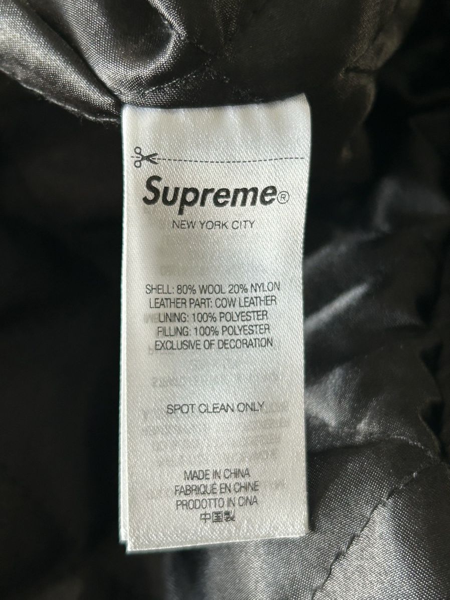 Supreme Supreme/Spike Lee/Malcolm X Wool Varsity Jacket Medium Size US M / EU 48-50 / 2 - 9 Thumbnail