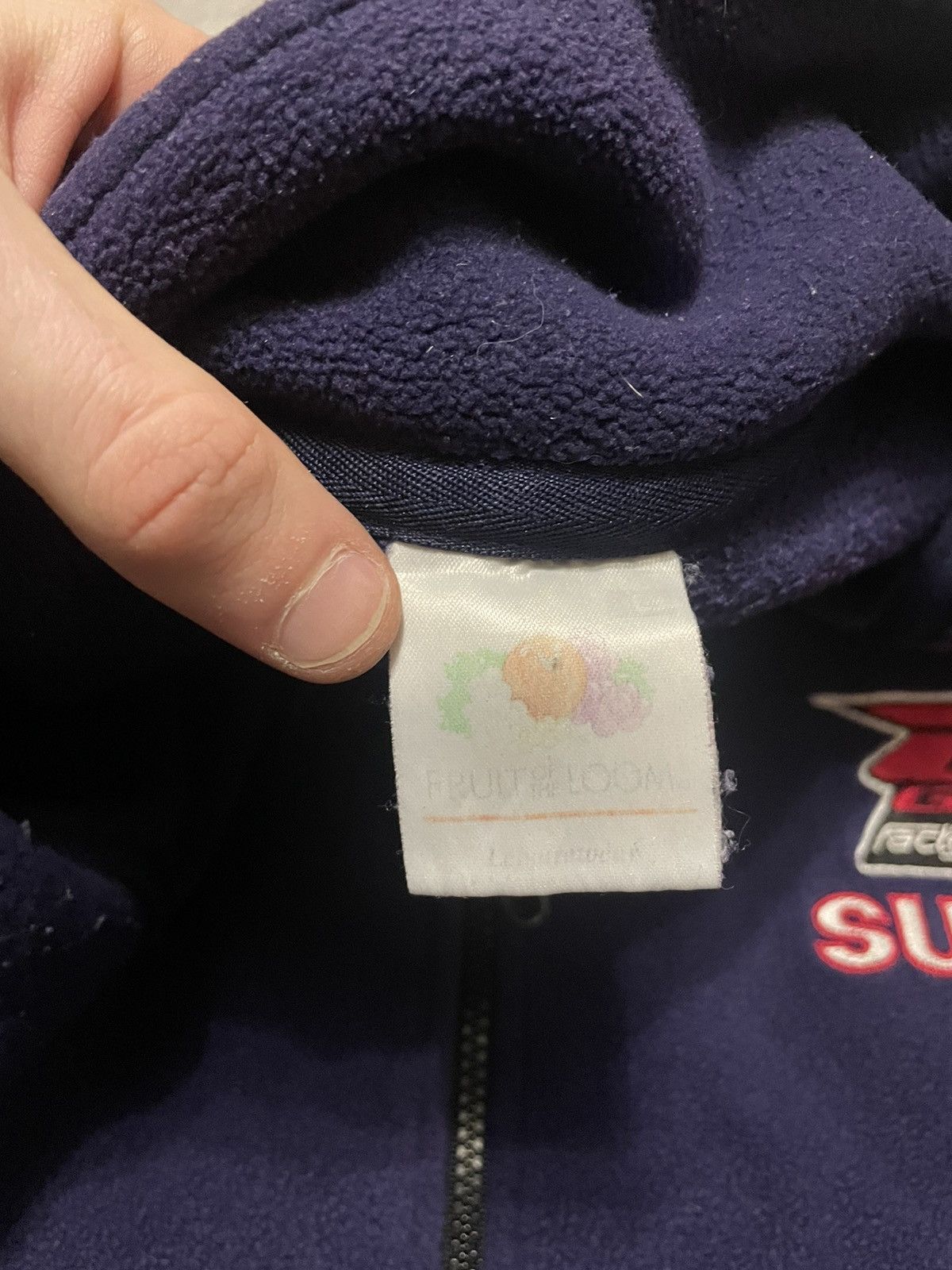 Other Vintage Suzuki R-GSX Factory Squad Racing Fleece Jacket Size US L / EU 52-54 / 3 - 8 Thumbnail