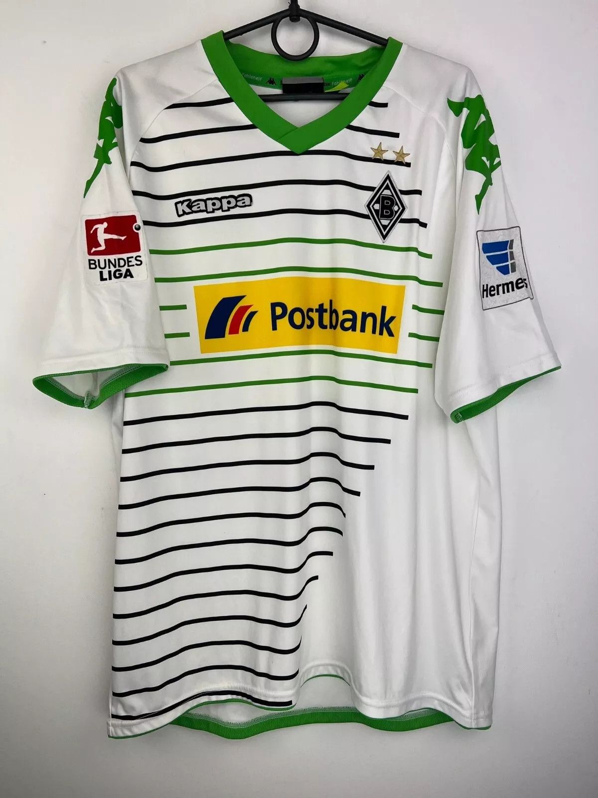 Kappa Borussia Monchengladbach 2013-14 Home Matchworn FOOTBALL Size US XL / EU 56 / 4 - 1 Thumbnail