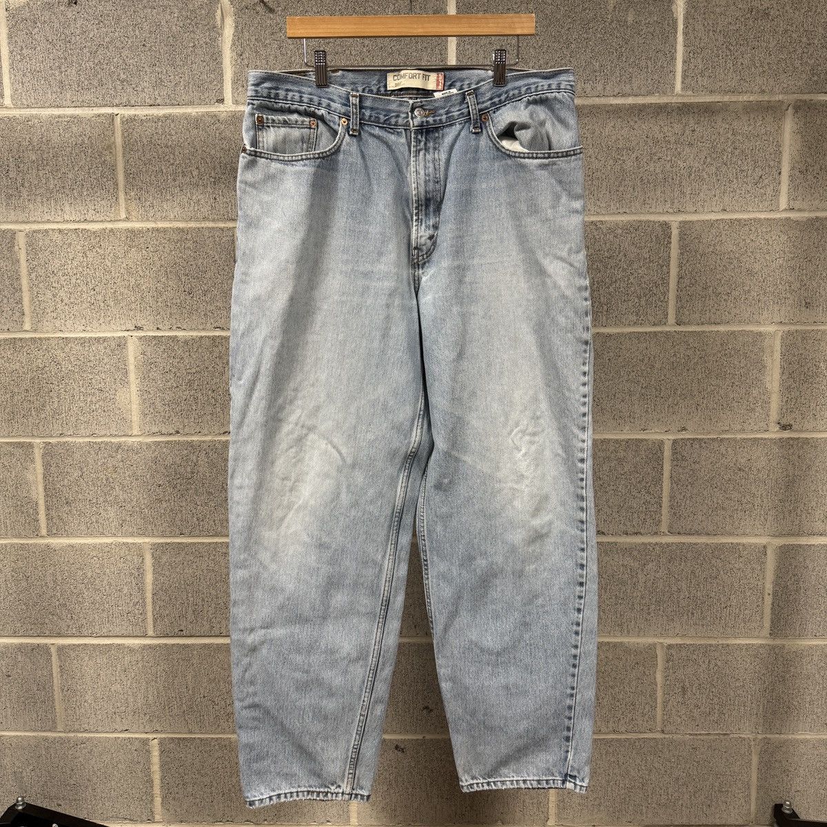 Levi's Levi's 560 Baggy Thrashed Faded Jeans ERD Grunge Chrome Size US 38 / EU 54 - 1 Thumbnail